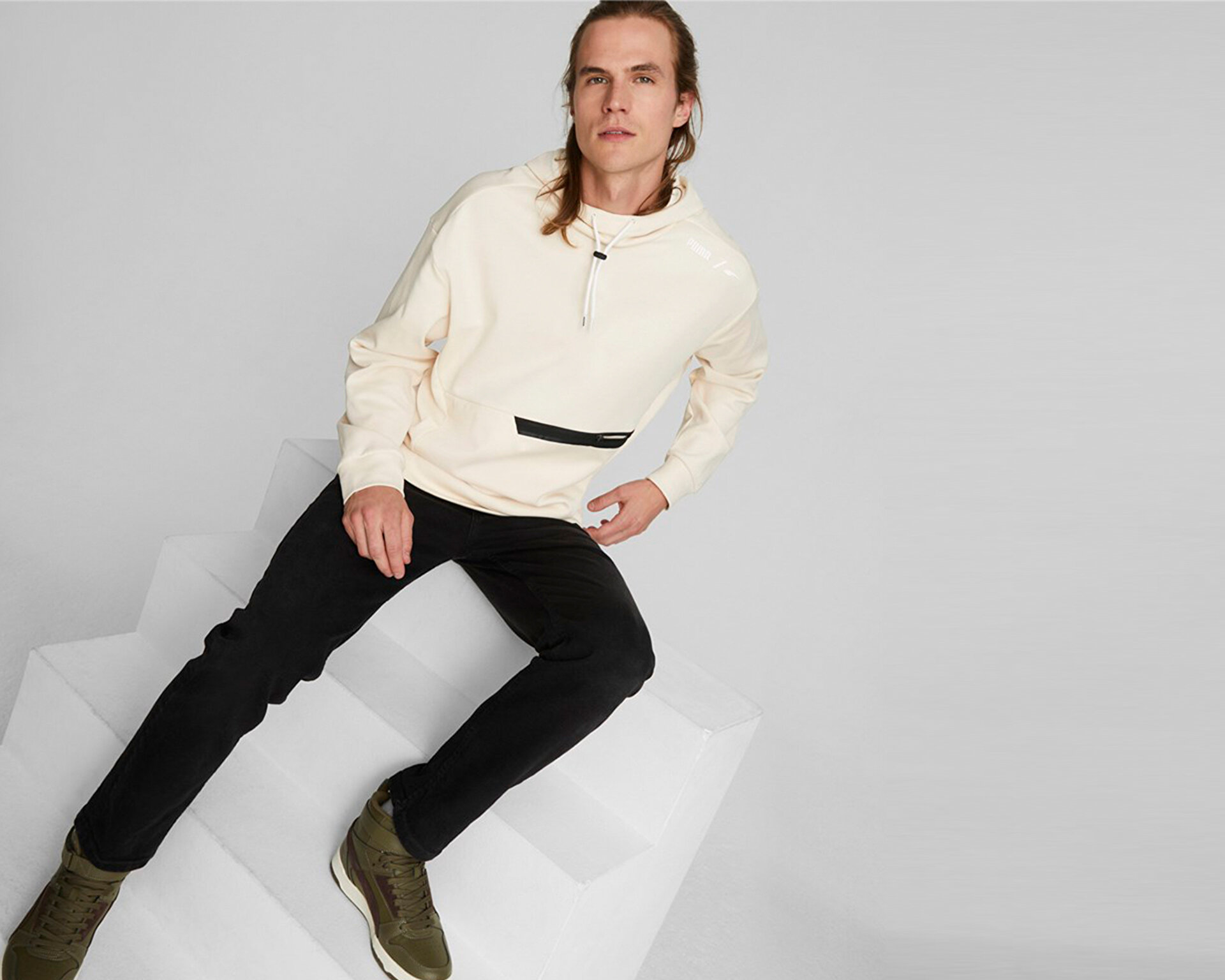 Puma Erkek Rad/Cal Hoodie Dk Krem 84977999