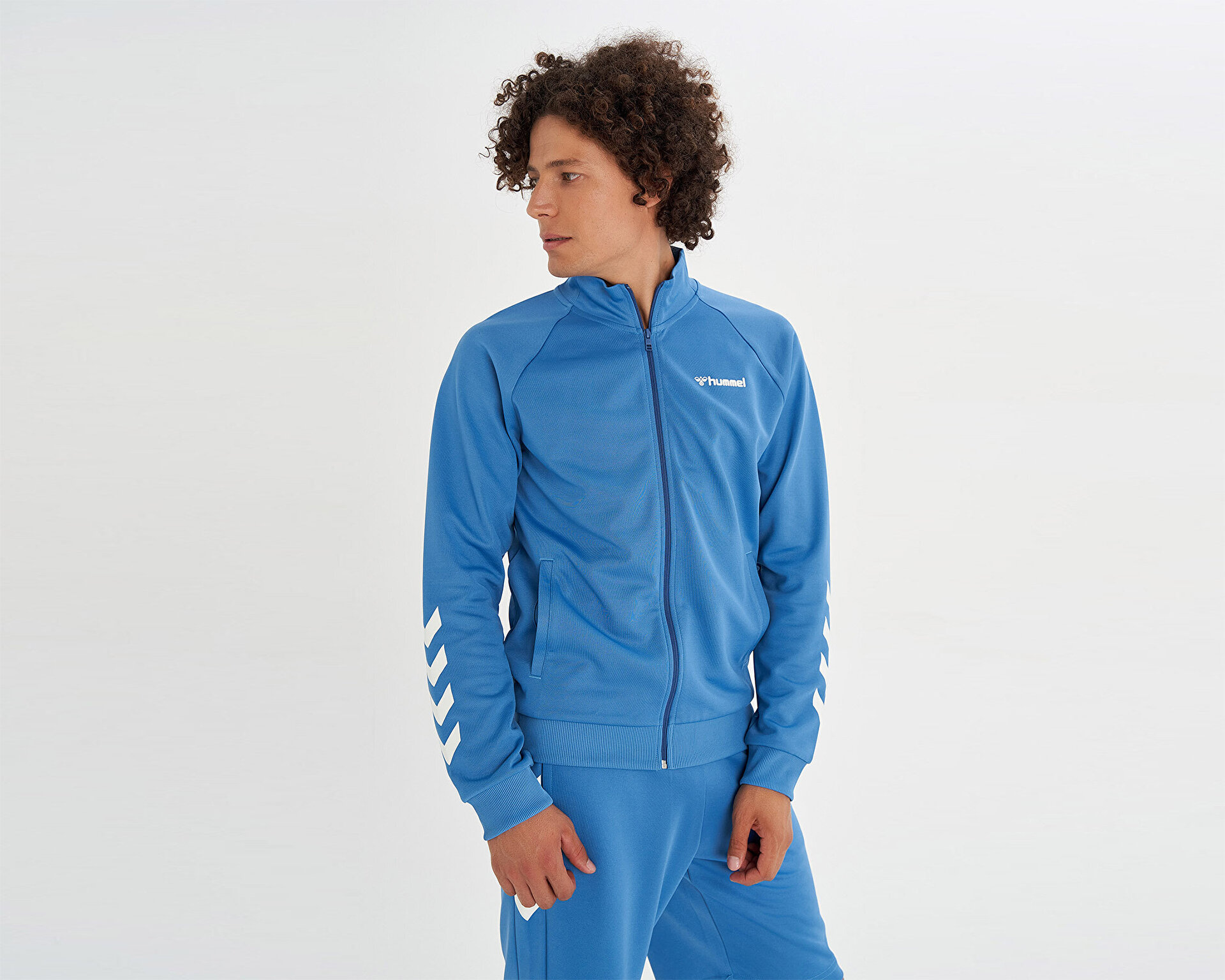 ゾラ Hummel Erkek Hmlfalconzo Zip Jacket Mavi 921133-2107