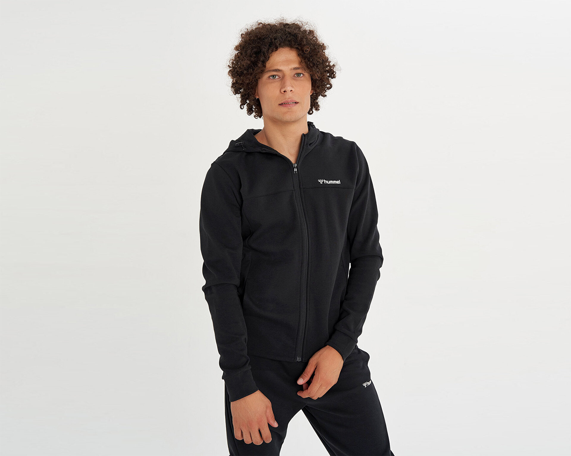 Hummel Erkek Hmlbernot Zip Hoodie Siyah 921368-2001