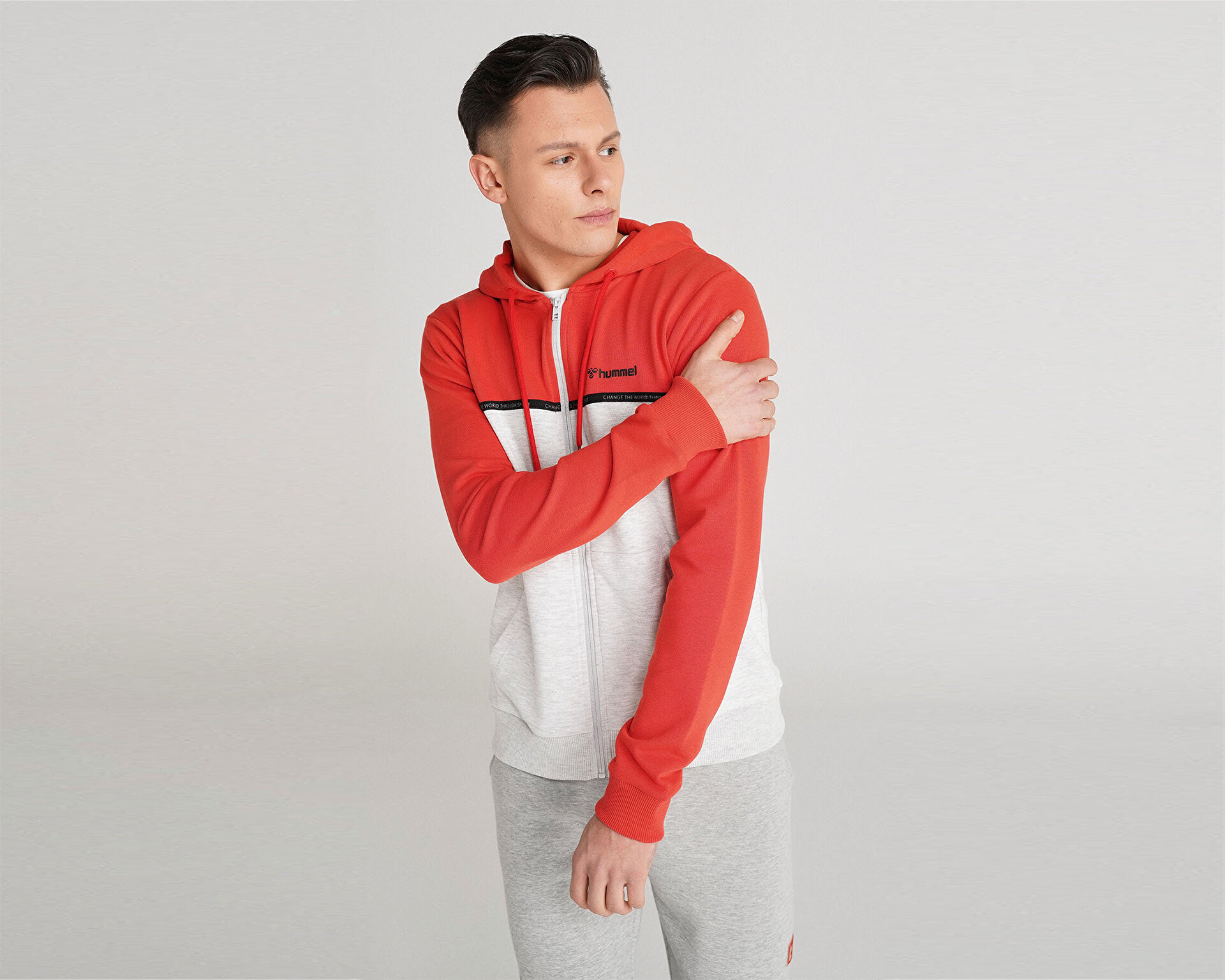 Hummel Erkek Milock Zip Hoodie Kırmızı 921524-1027