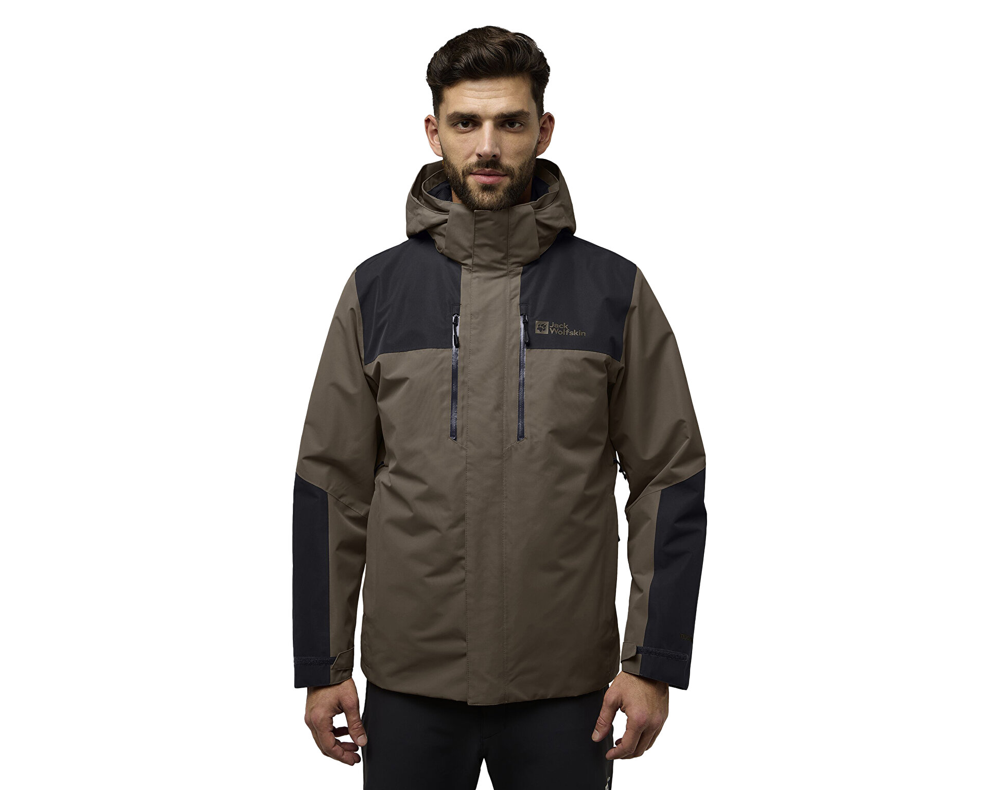 Jack Wolfskin Erkek Jasper 3In1 Jkt M Kahverengi A61858-5719