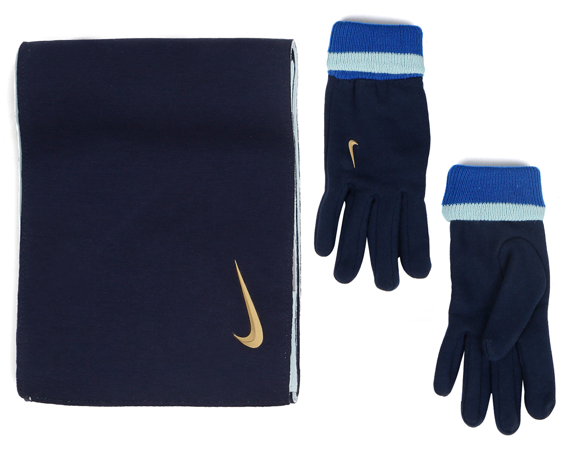 Nike Çocuk Wmns Jersey Scarf & Gloves Lacivert AC0468-408