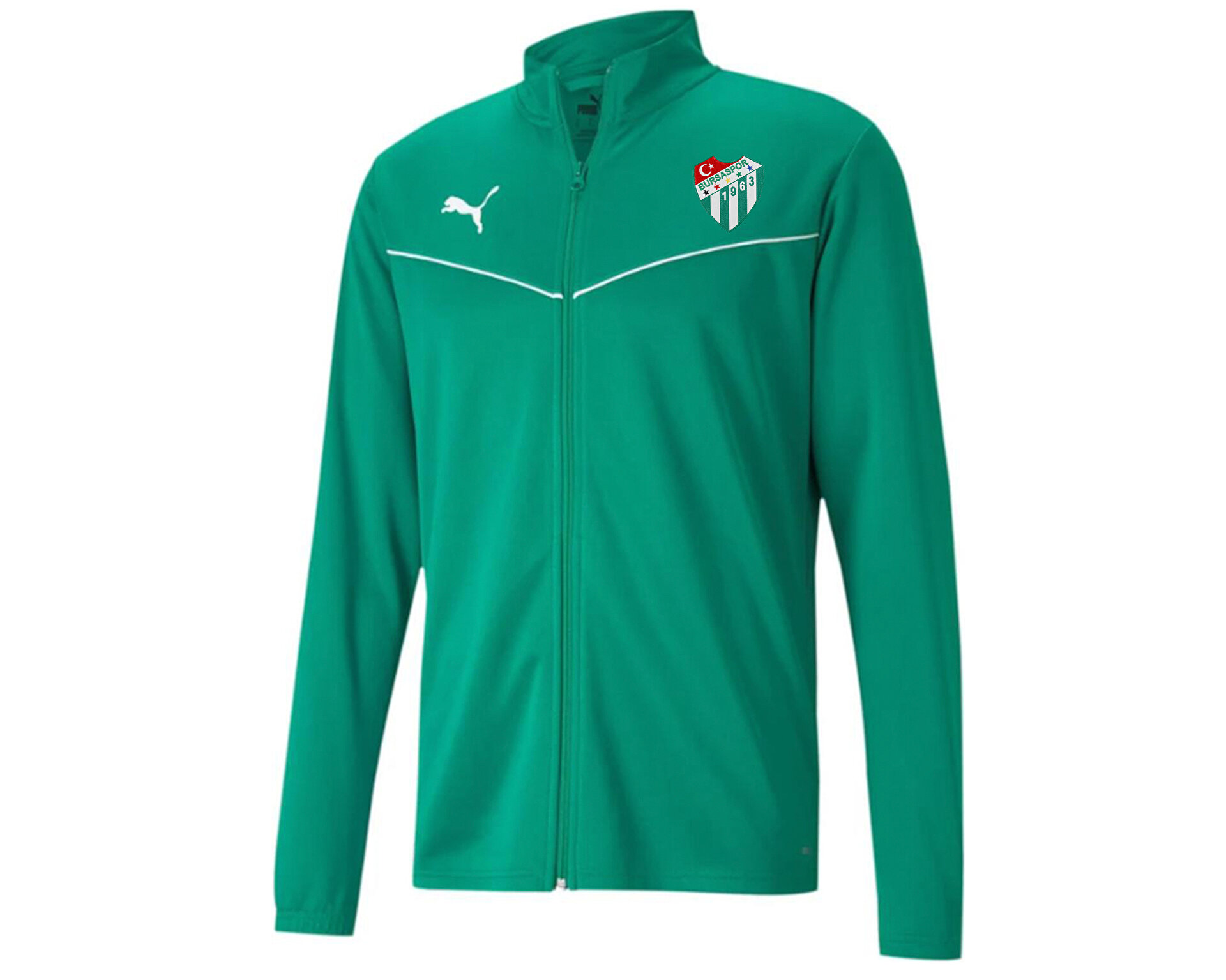 Puma Erkek Bursaspor Teamrise Training Poly Jacket Yeşil BS-65739205