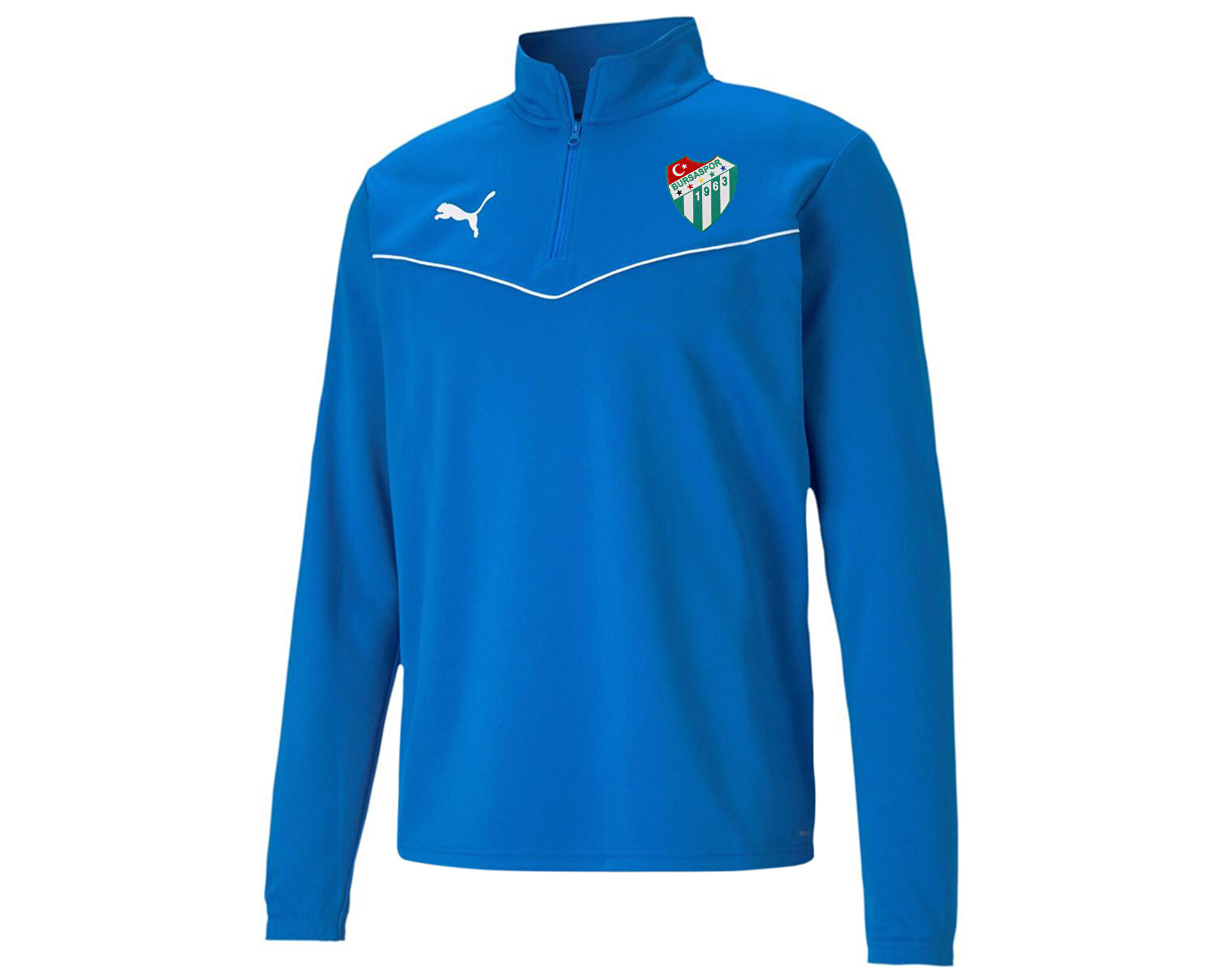 Puma Erkek Bursaspor Teamrise 1/4 Zip Top Mavi BS-65739402