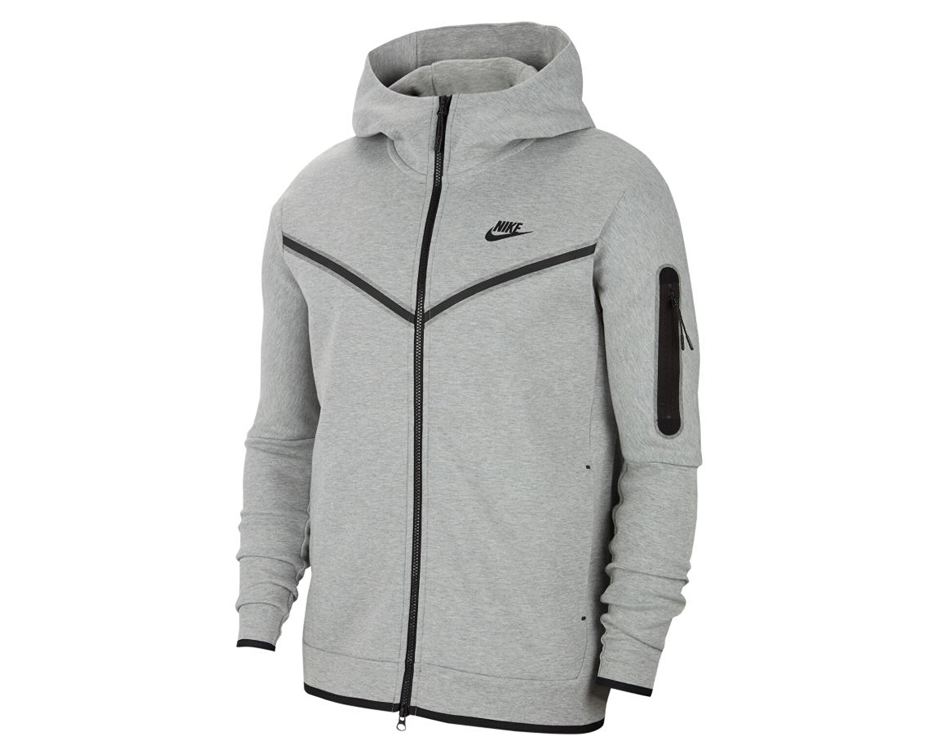 Nike Erkek M Nsw Tch Flc Hoodie Fz Wr Gri CU4489-063