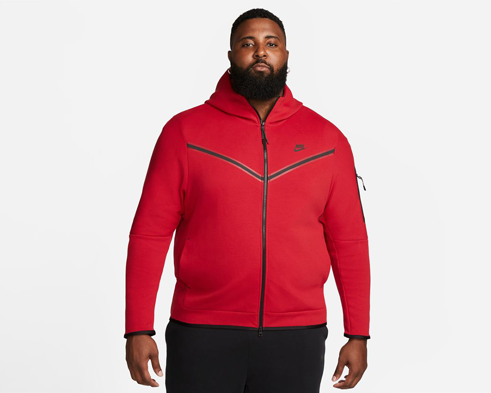 NIKE Erkek M NSW TCH FLC HOODIE FZ WR Kırmızı CU4489-687 | Korayspor