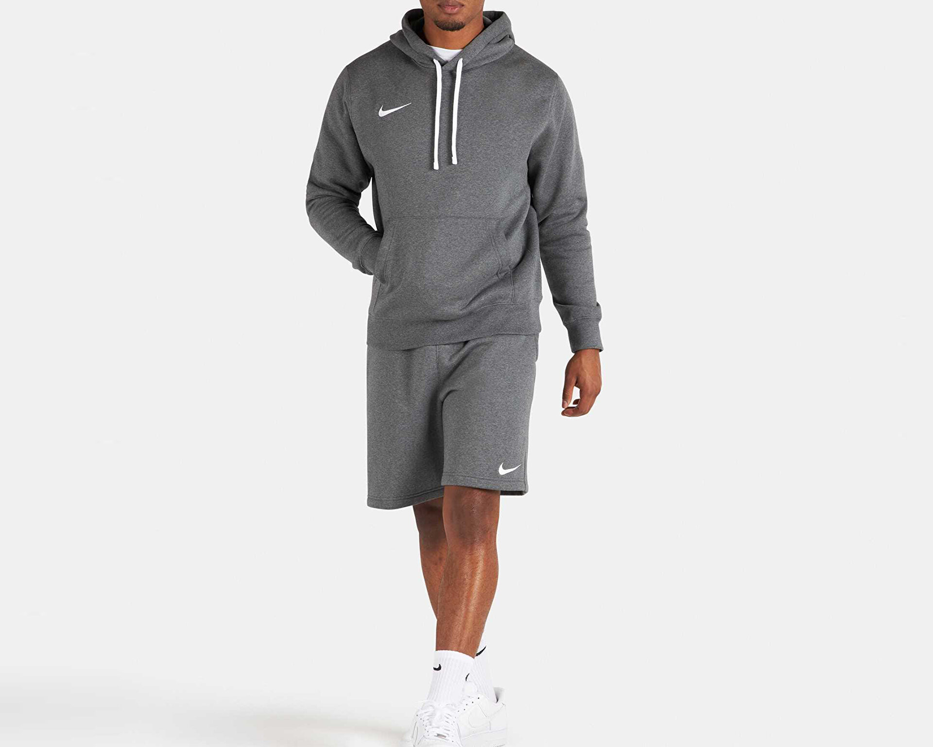 Nike Erkek M Nk Flc Park20 Po Hoodie Gri CW6894-071