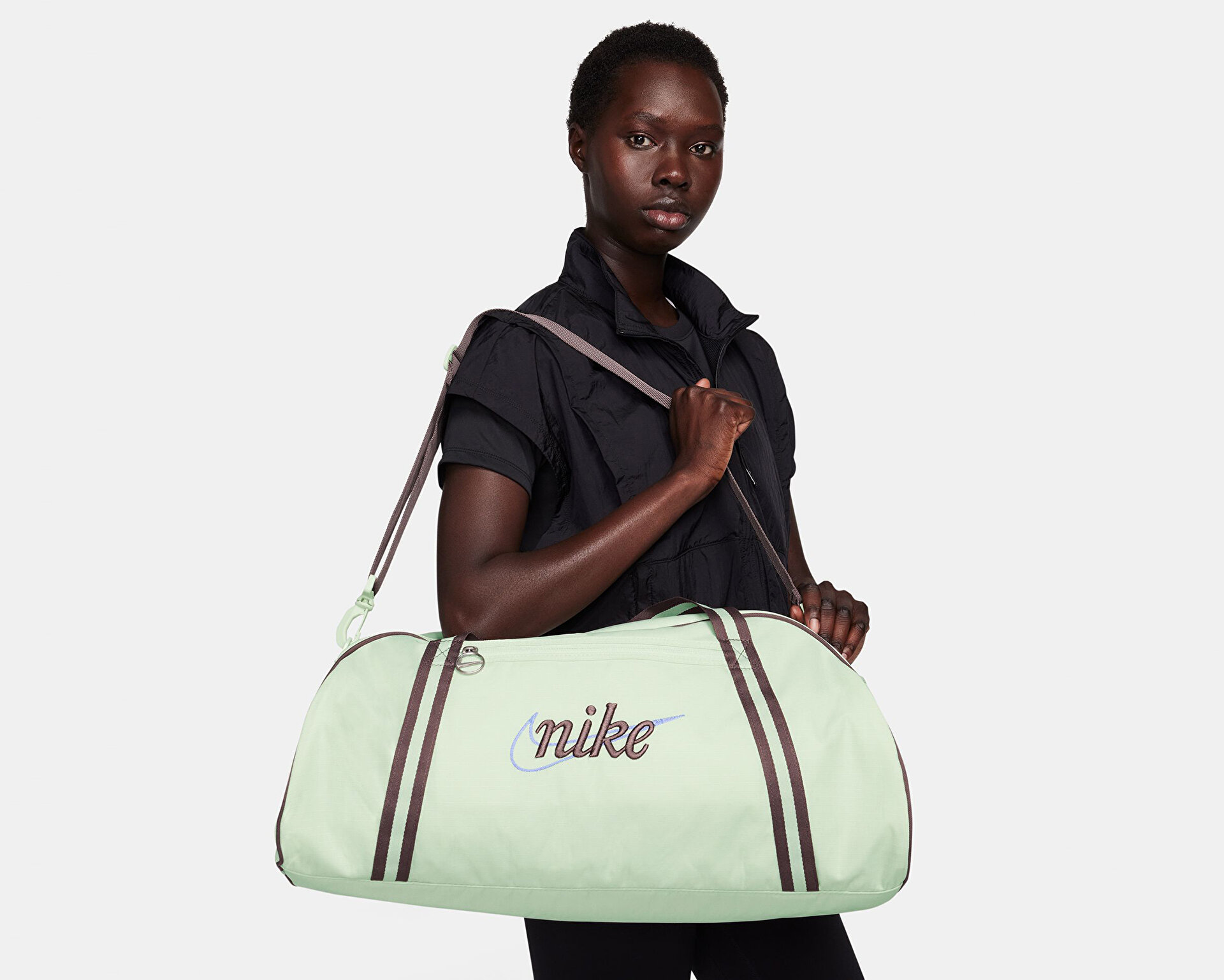 army☆ 2mm SYNCRO バックジップ ロングスリーブ Nike Unisex Gym Club Yeşil DH6863-020