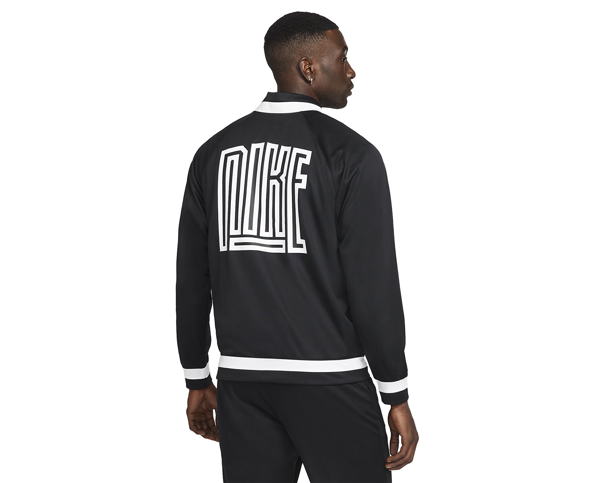 Nike Erkek M Nk Df Jkt Starting Five Siyah DH7116-011