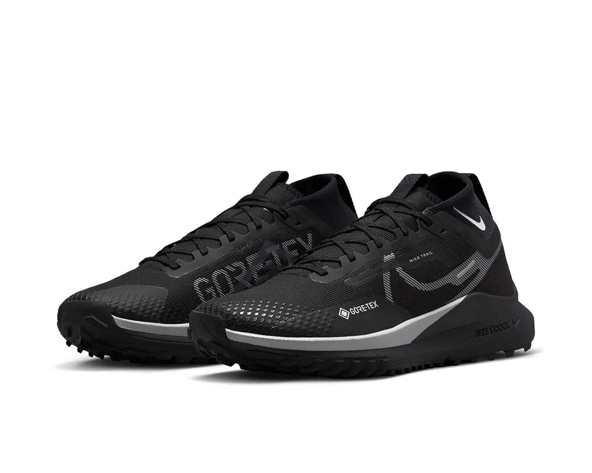 React Pegasus Trail 4 Gtx Erkek Nike Siyah Erkek Arazi Koşu