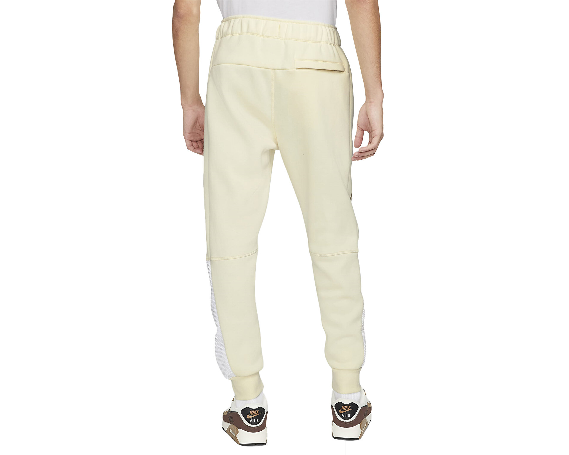 nike cord joggers in cream