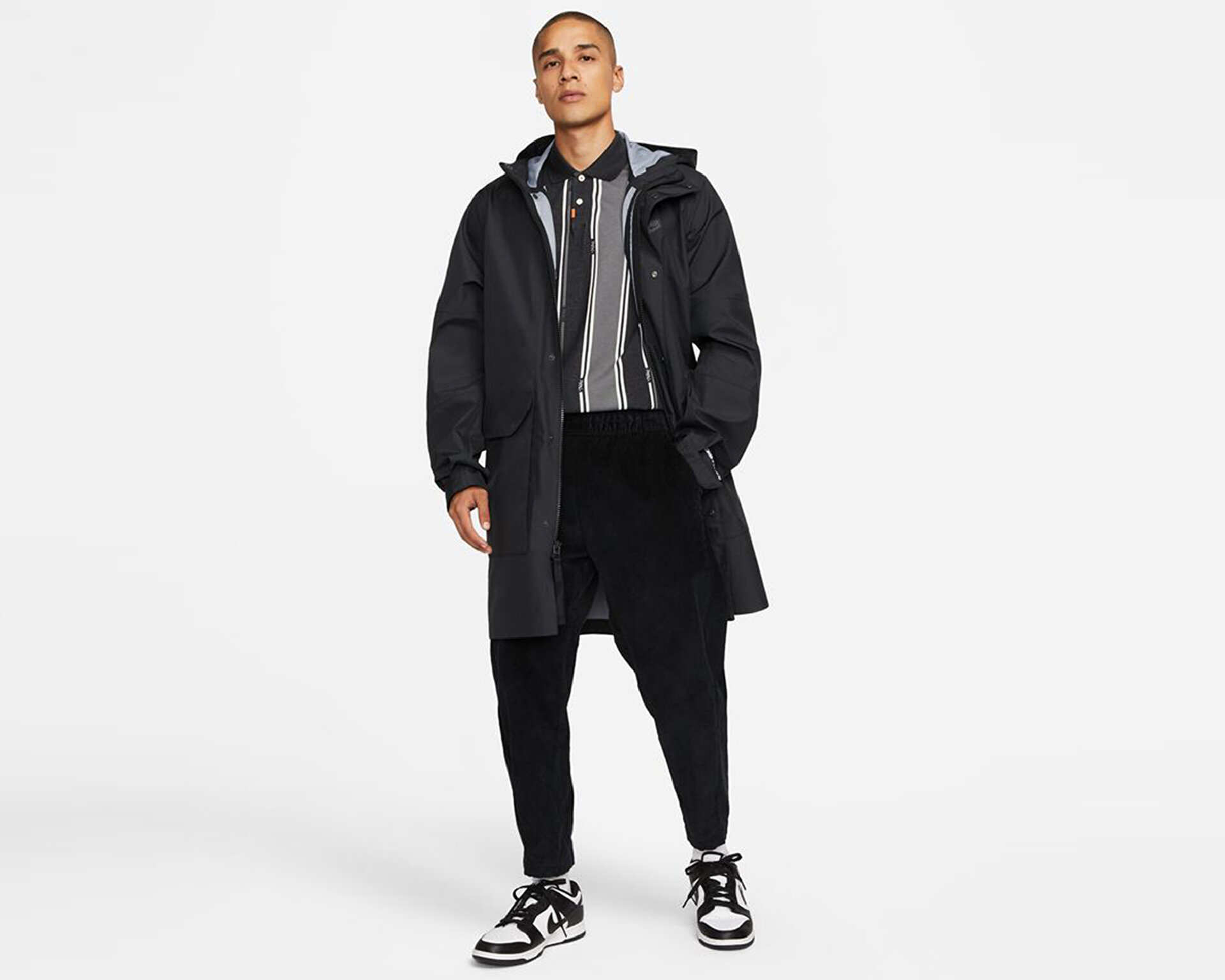 Nike Erkek M Nsw Sfadv Shell Hd Parka Siyah DM5497-010