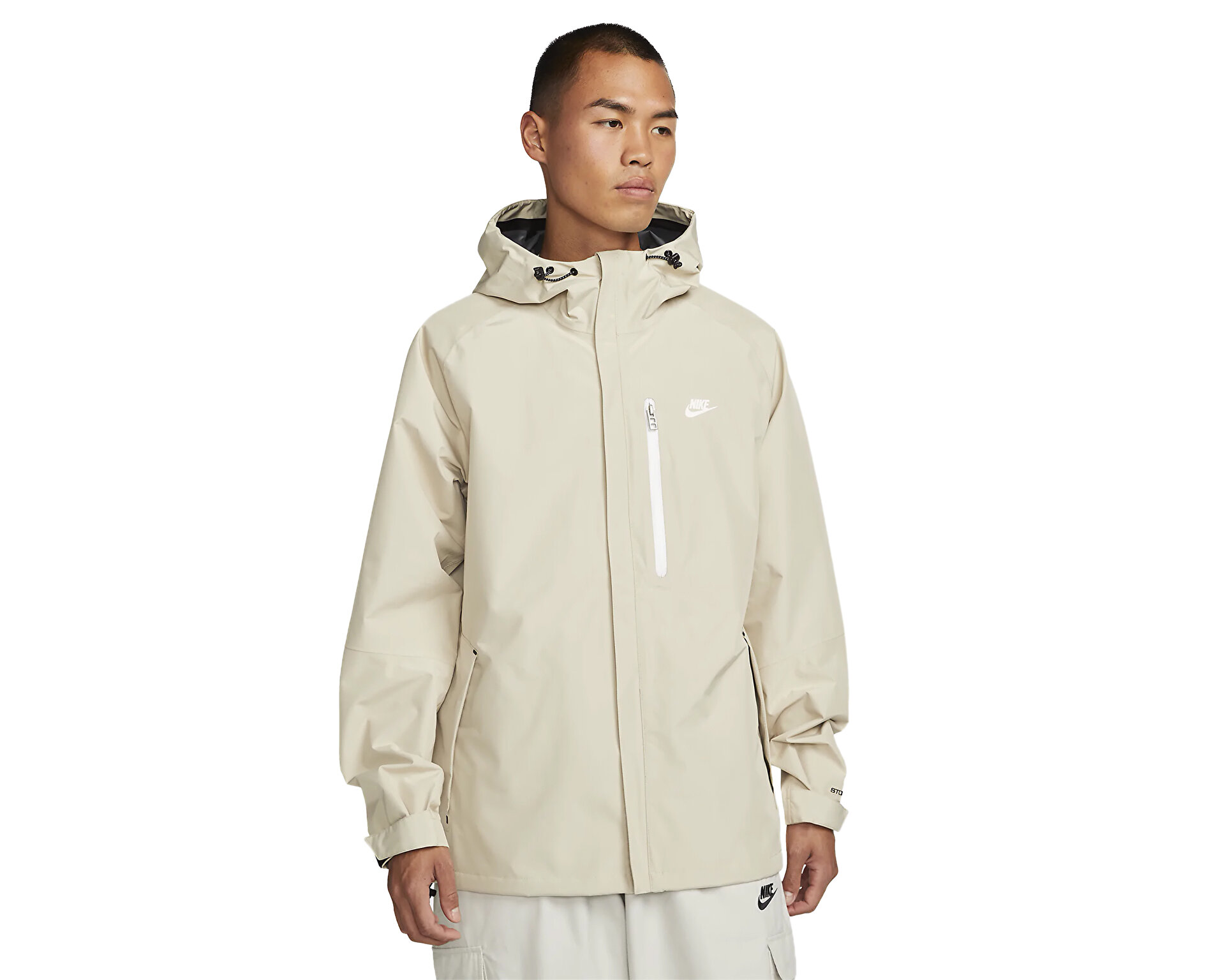 Nike Erkek M Nsw Sf Lgcy Shell Hd Jkt Krem DM5499-206