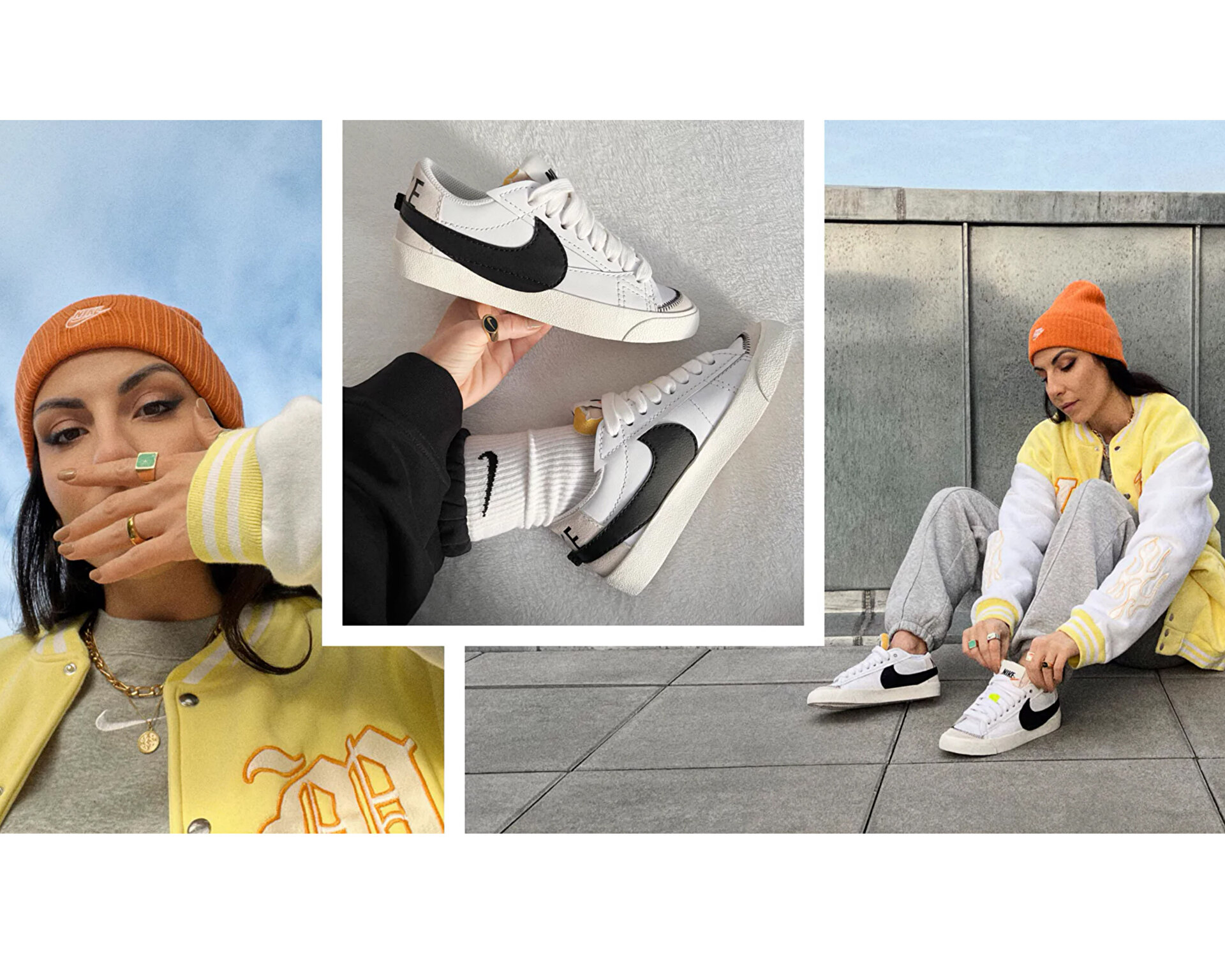 W Blazer Low '77 Jumbo Kadın Nike Beyaz Kadın Günlük Ayakkabı