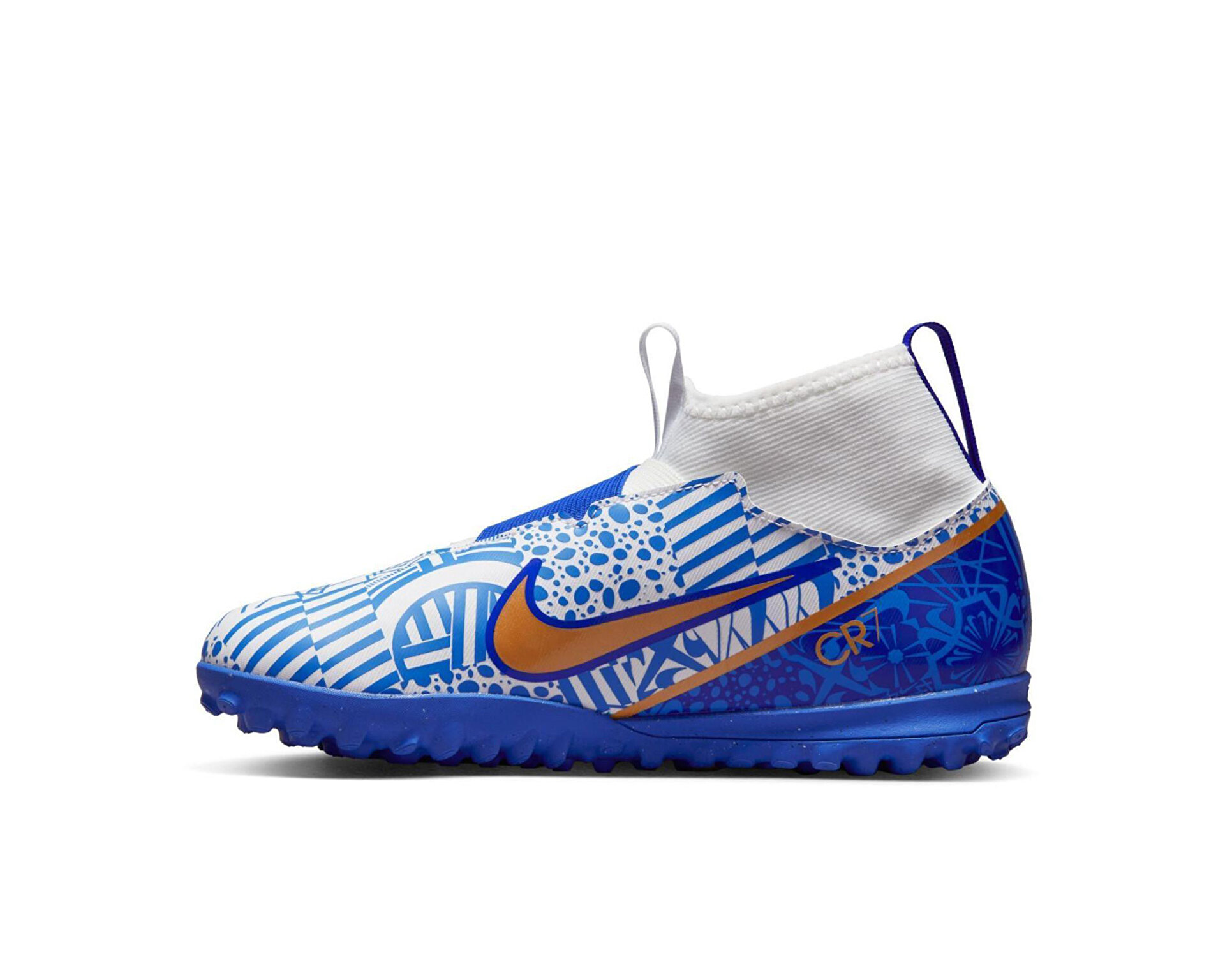 Nike Çocuk Zoom Mercurial Superfly 9 Academy Cr7 Tf Beyaz DQ5329-182