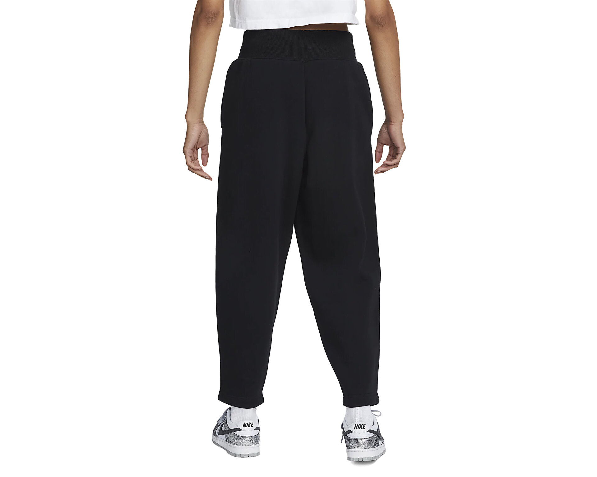 Nike Kadın W Nsw Phnx Flc Hr Pant Curve Siyah DQ5678-010