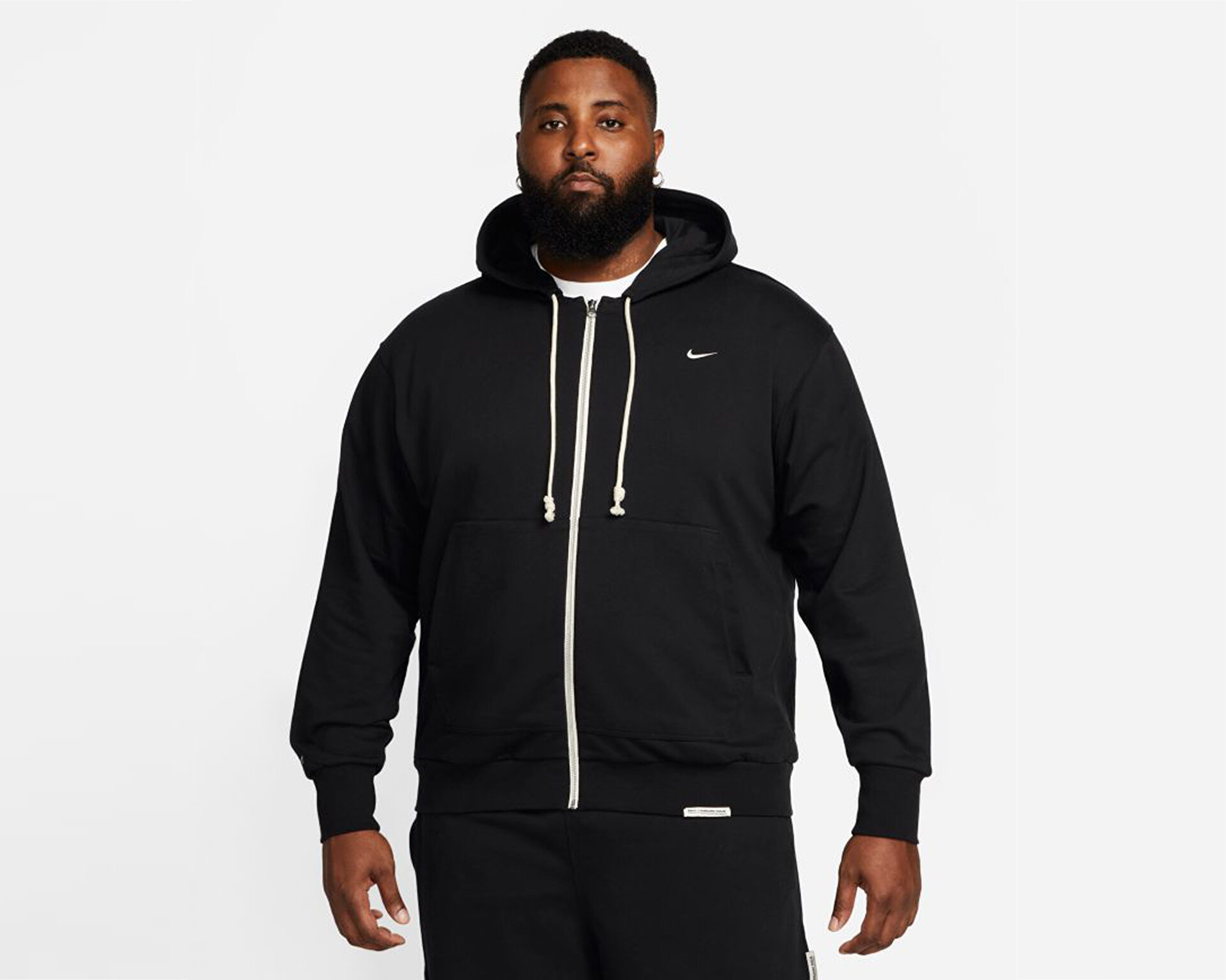 Nike Erkek M Nk Df Std issue Fz Hoodie Siyah DQ5816-010