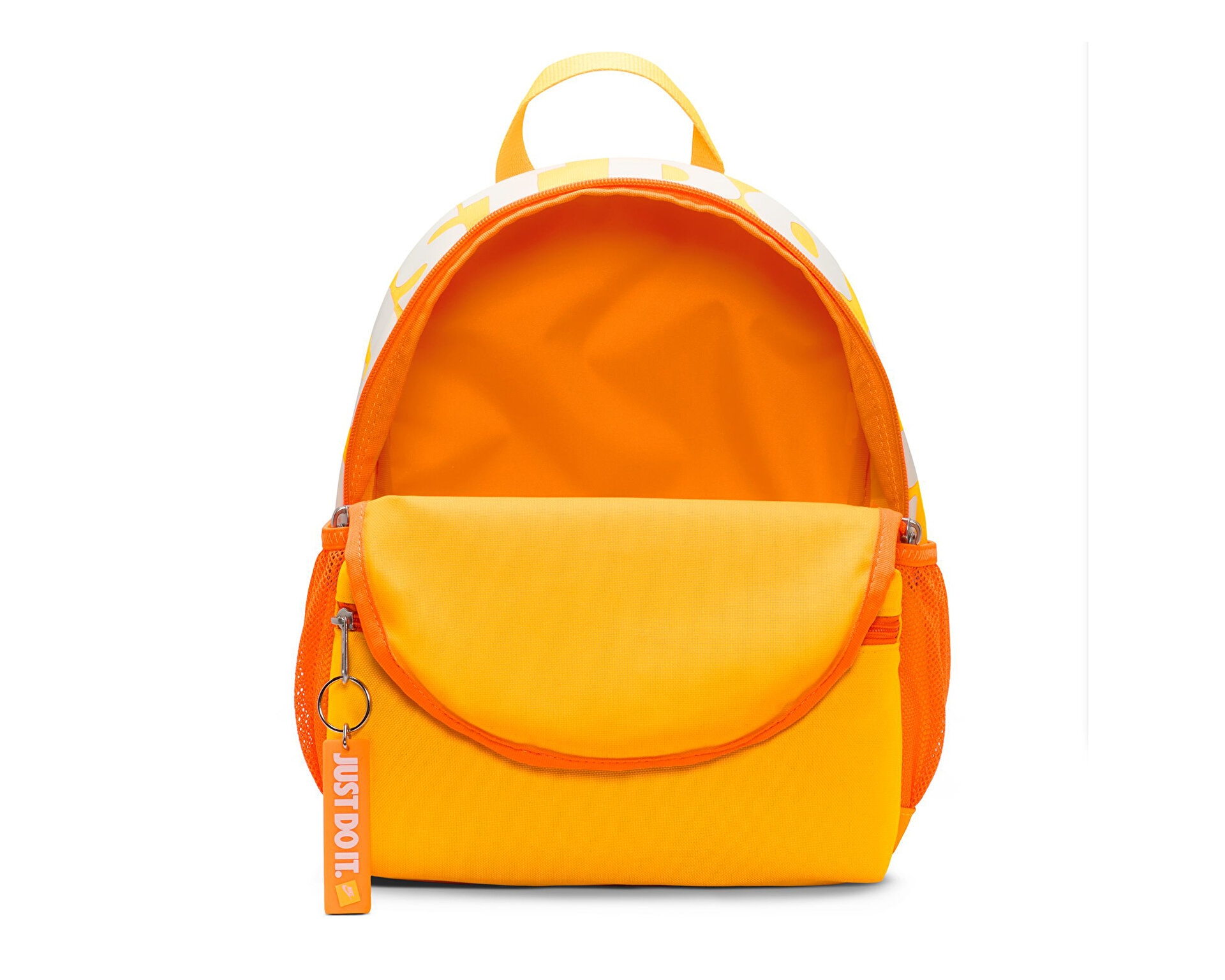 neon orange nike backpack