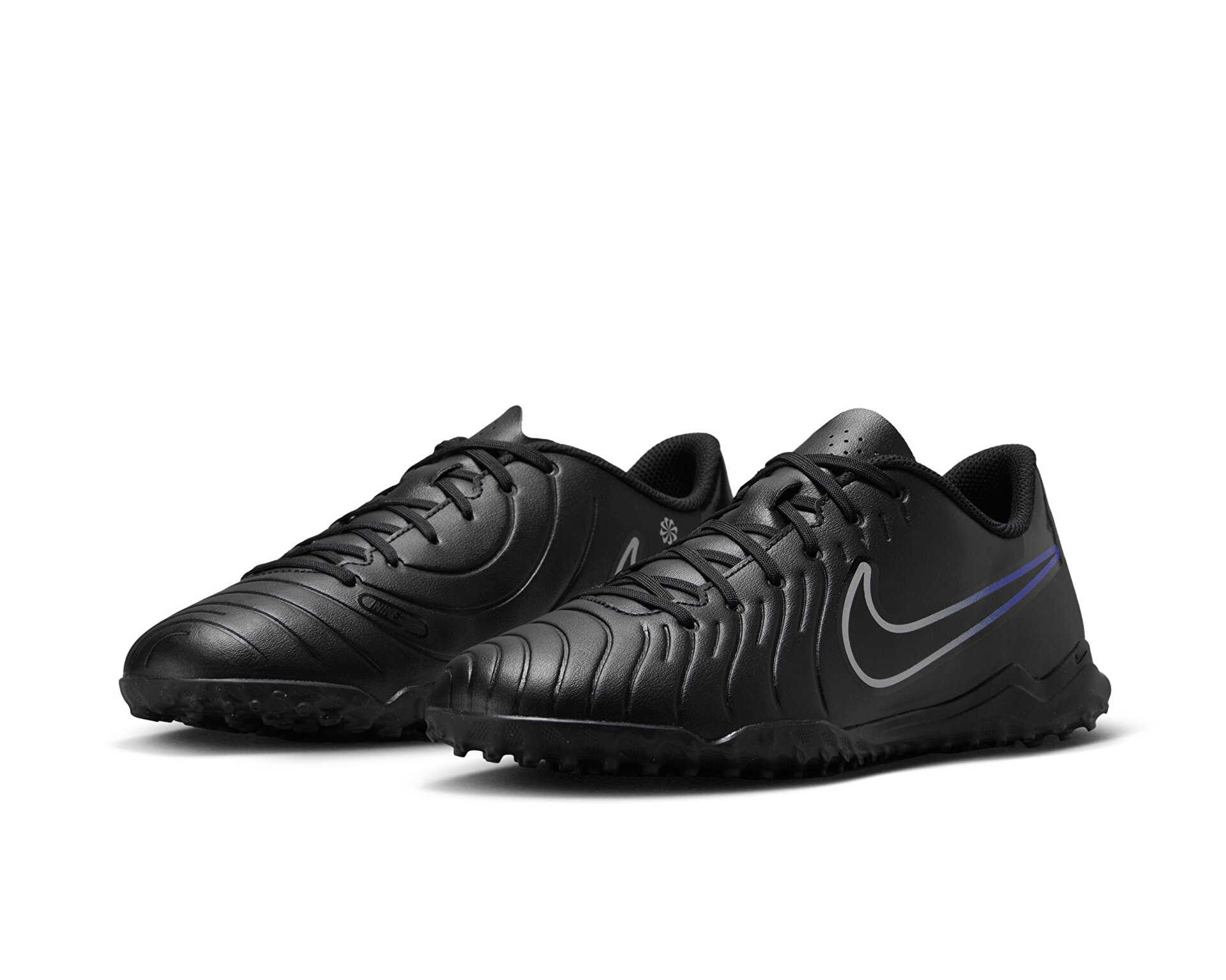 Tiempo Legend 10 Club Tf Erkek Nike Siyah Erkek Halı Saha