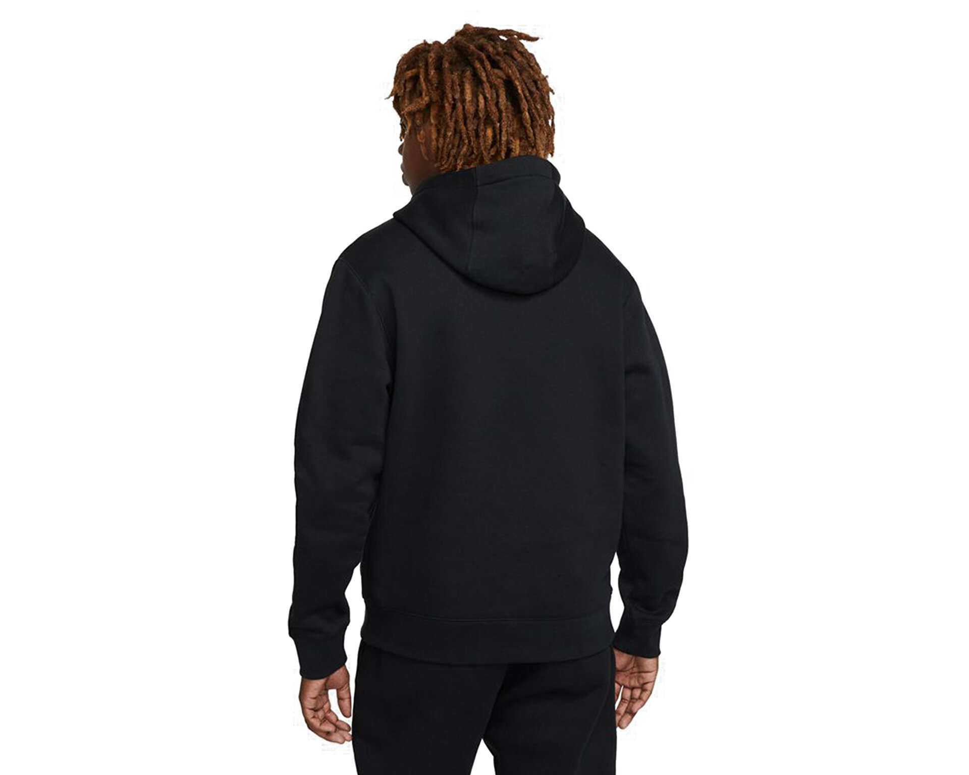 Nike Erkek M Nk Club Hoodie Mlogo Siyah DX0783-010