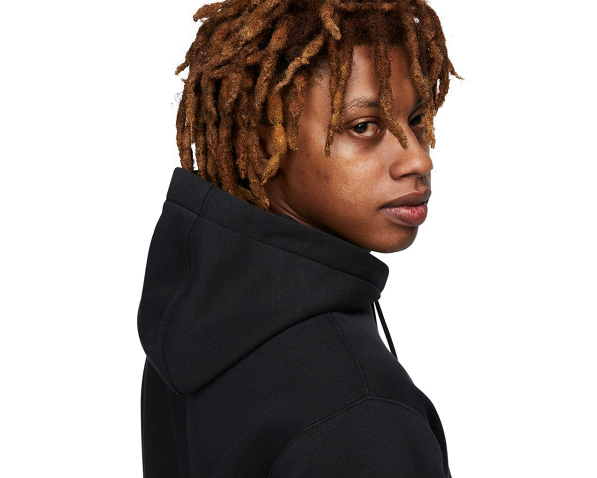 Nike Erkek M Nk Club Hoodie Mlogo Siyah DX0783-010