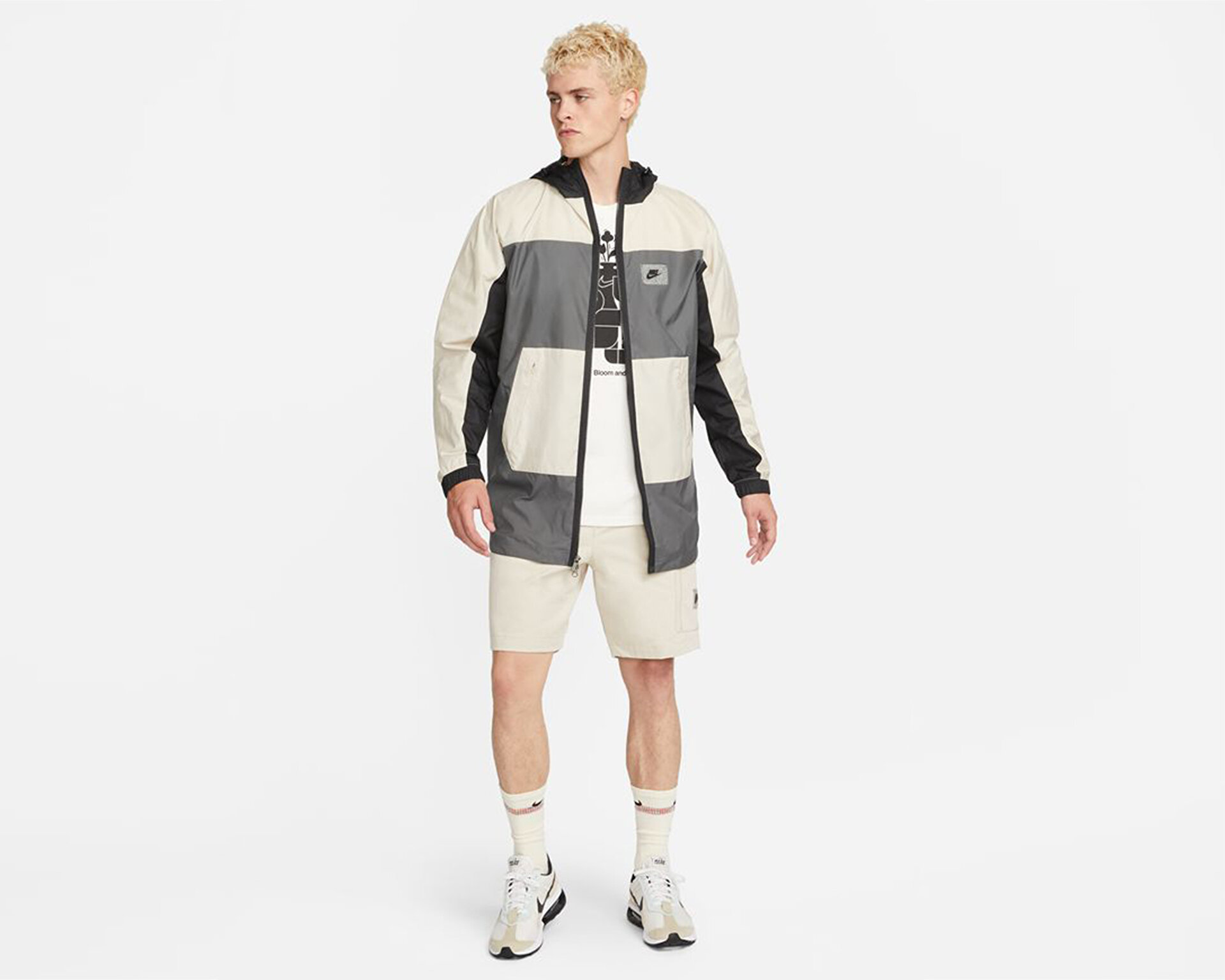 Nike Erkek M Nsw Spu Wvn Jkt Krem DX1662-068