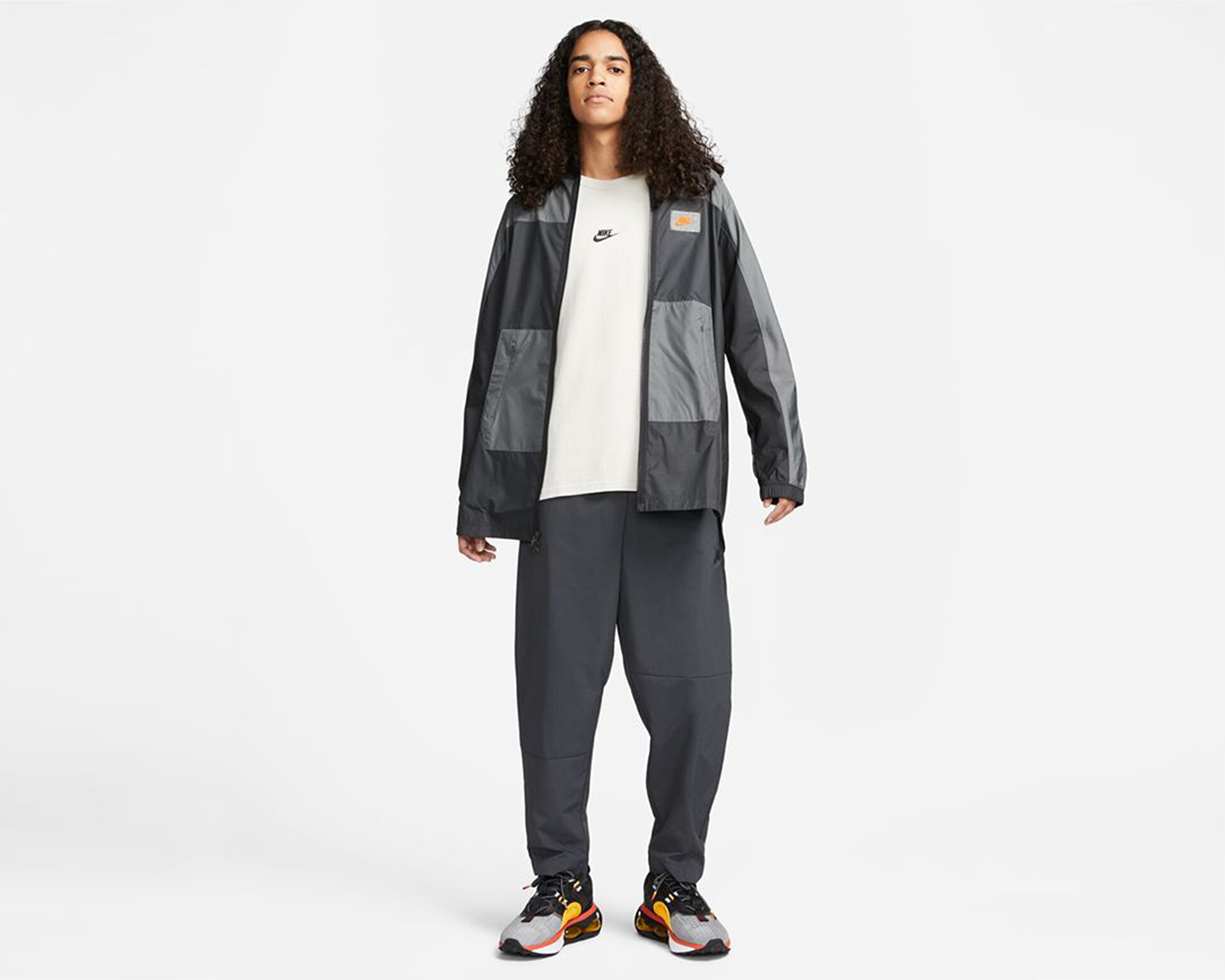 Nike Erkek M Nsw Spu Wvn Jkt Gri DX1662-070