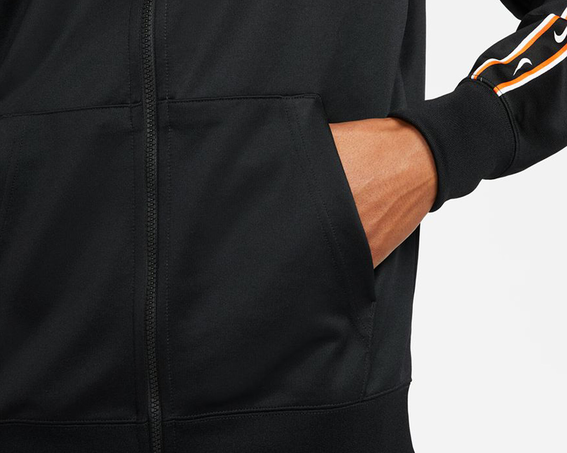 Nike Erkek M Nsw Repeat Sw Pk Fz Hoody Siyah DX2025-010