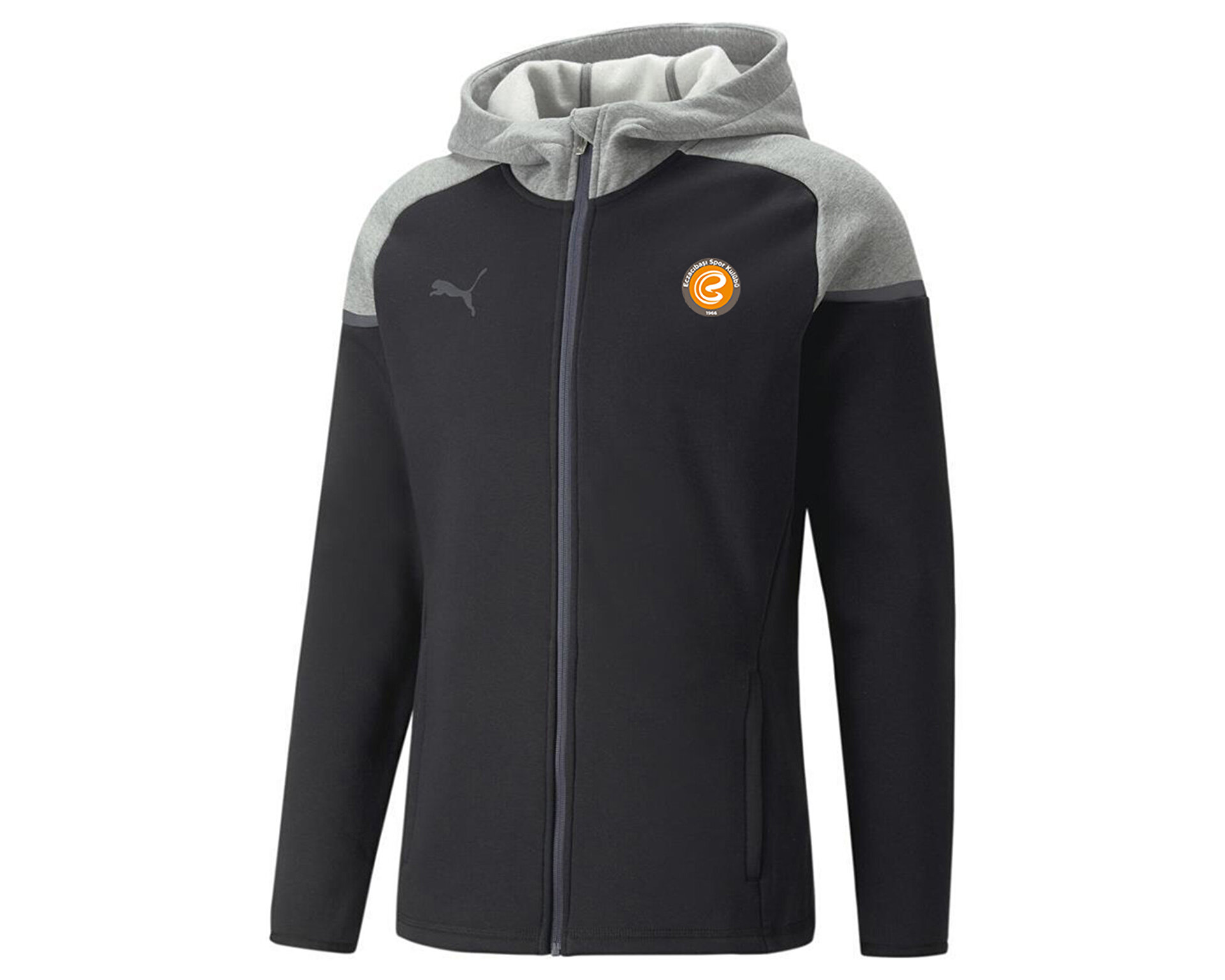 Puma Unisex Eczacıbaşı Teamcup Casuals Hooded Jkt Siyah ECZ-65798703