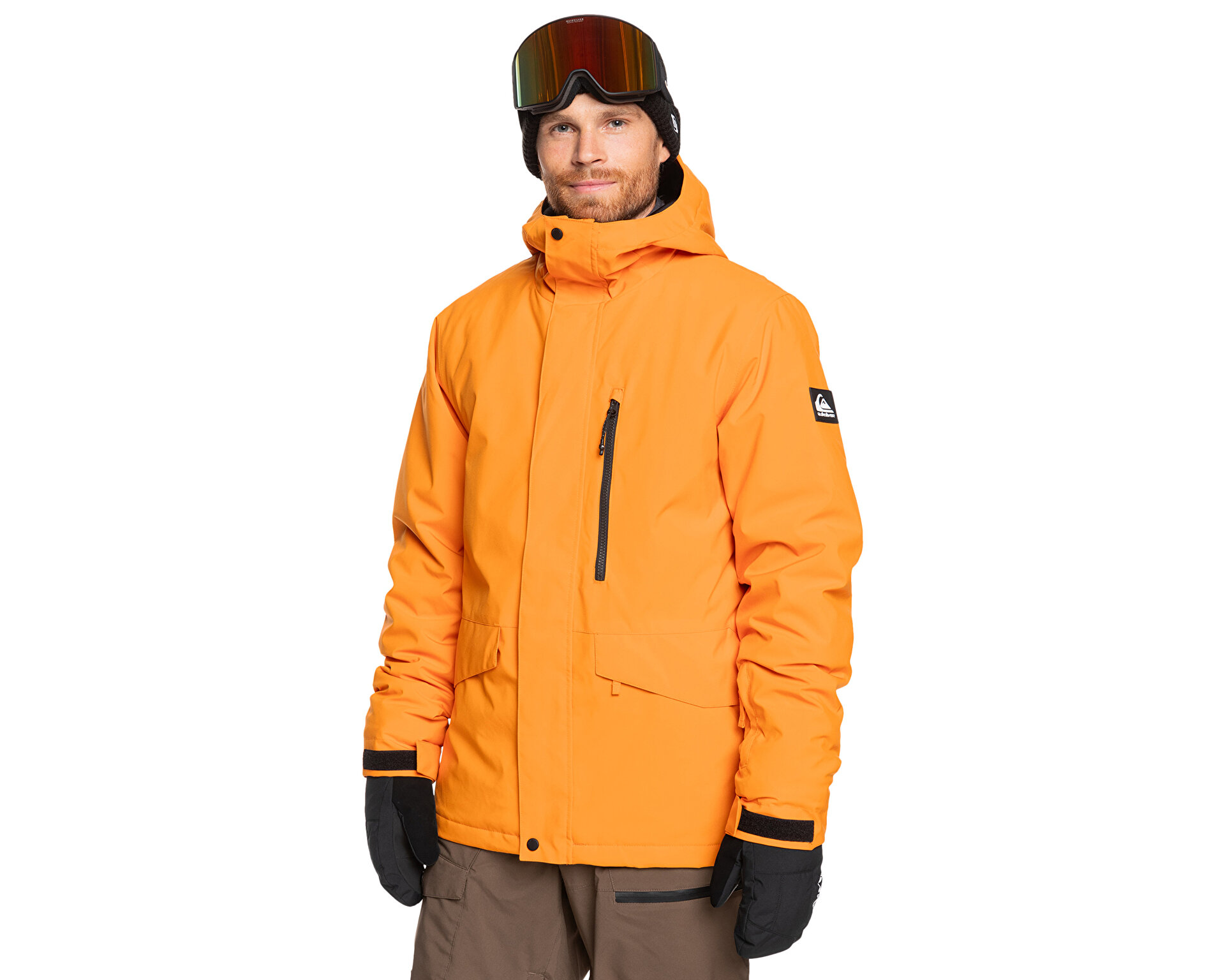 Quiksilver Erkek Mission Solid Turuncu EQYTJ03266-ORANGE-PEPPER