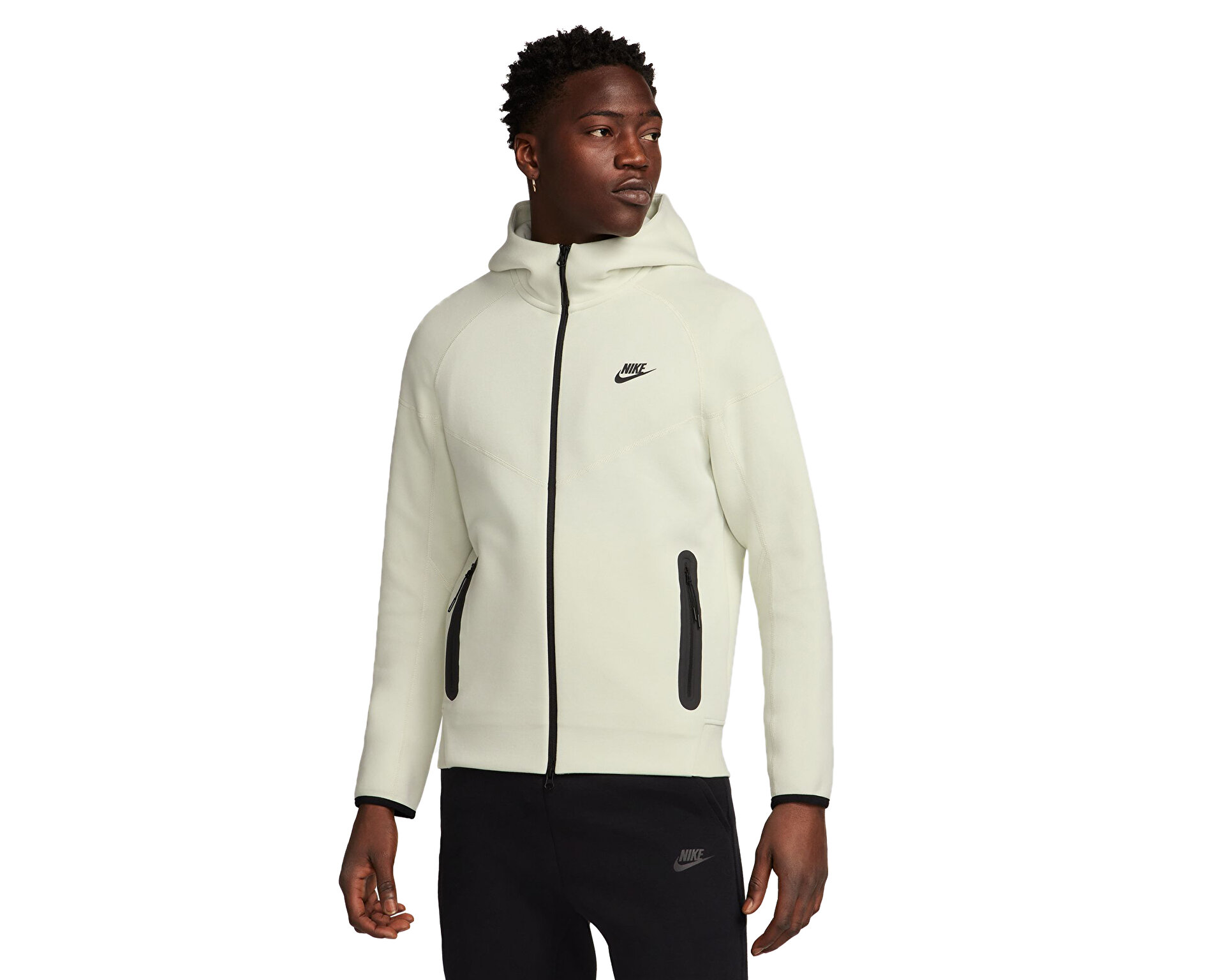Nike Erkek M Nk Tch Flc Fz Wr Hoodıe Krem FB7921-020