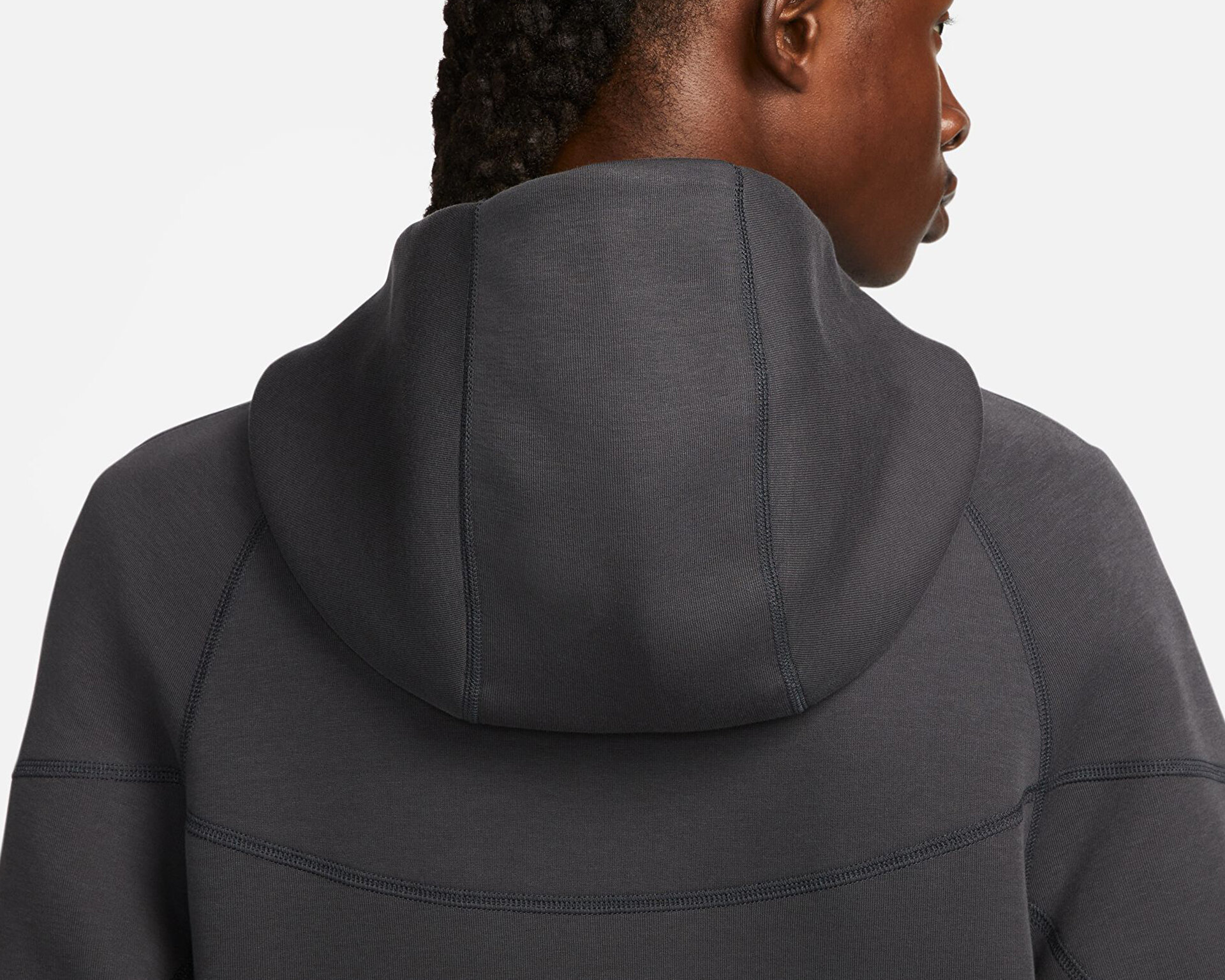 Nike Erkek M Nk Tch Flc Fz Wr Hoodie Gri FB7921-060