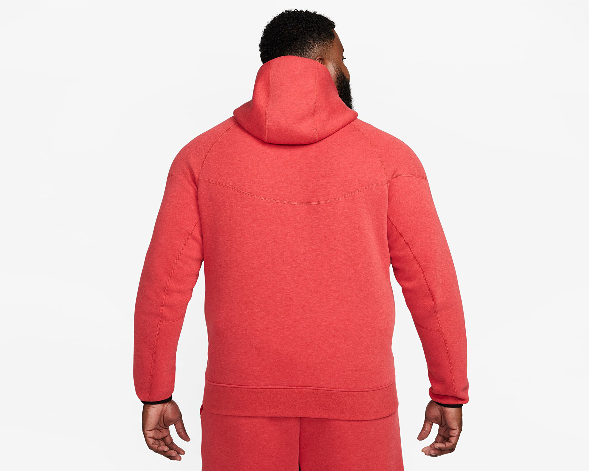 Nike Erkek M Nk Tch Flc Fz Wr Hoodie Kırmızı FB7921-672