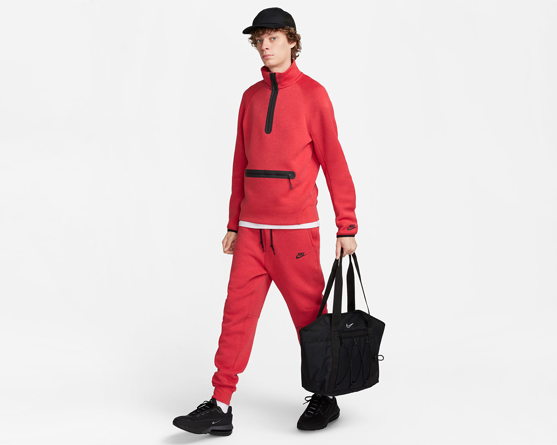 amazon red nike hoodie