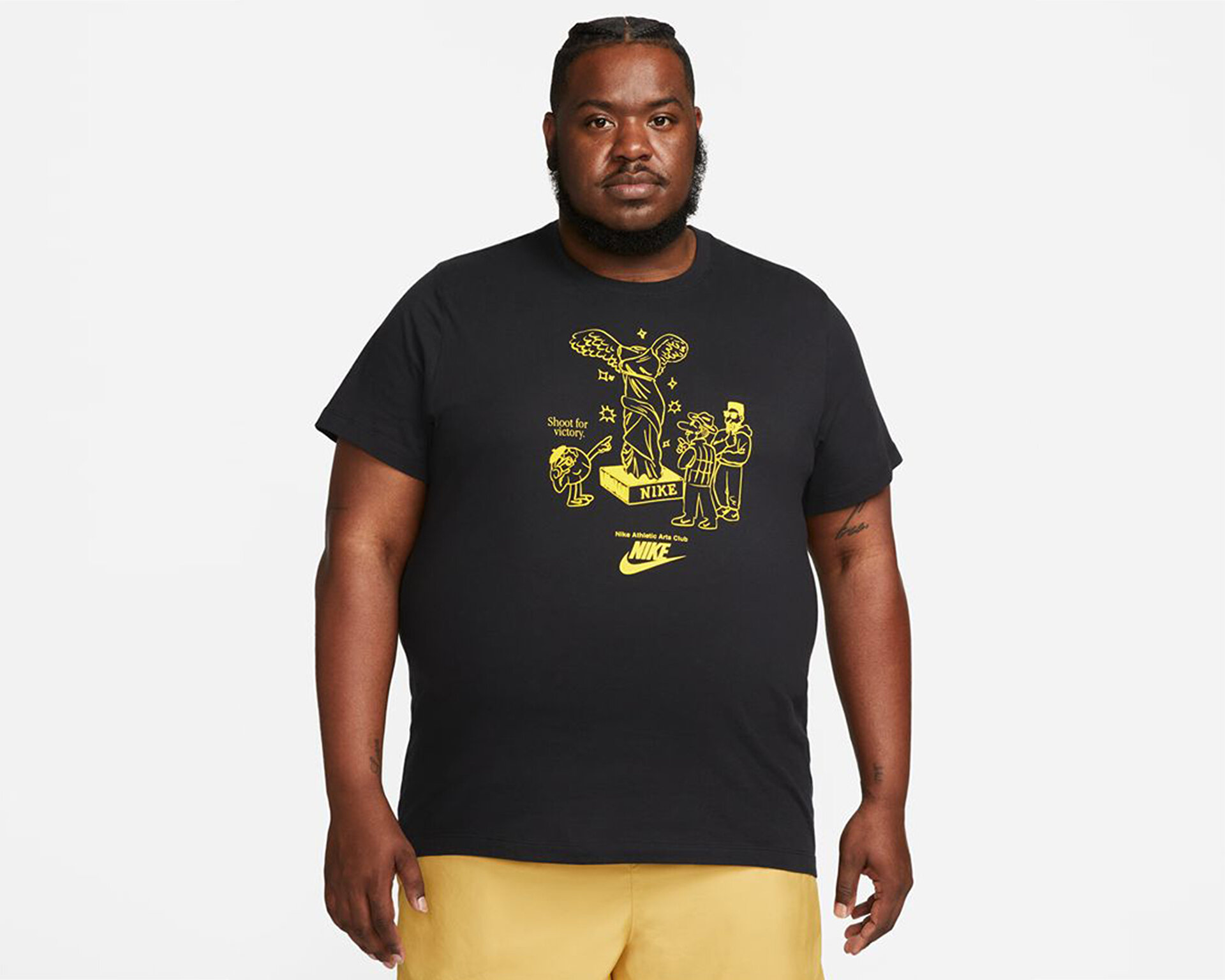 nike athlete t shirt black