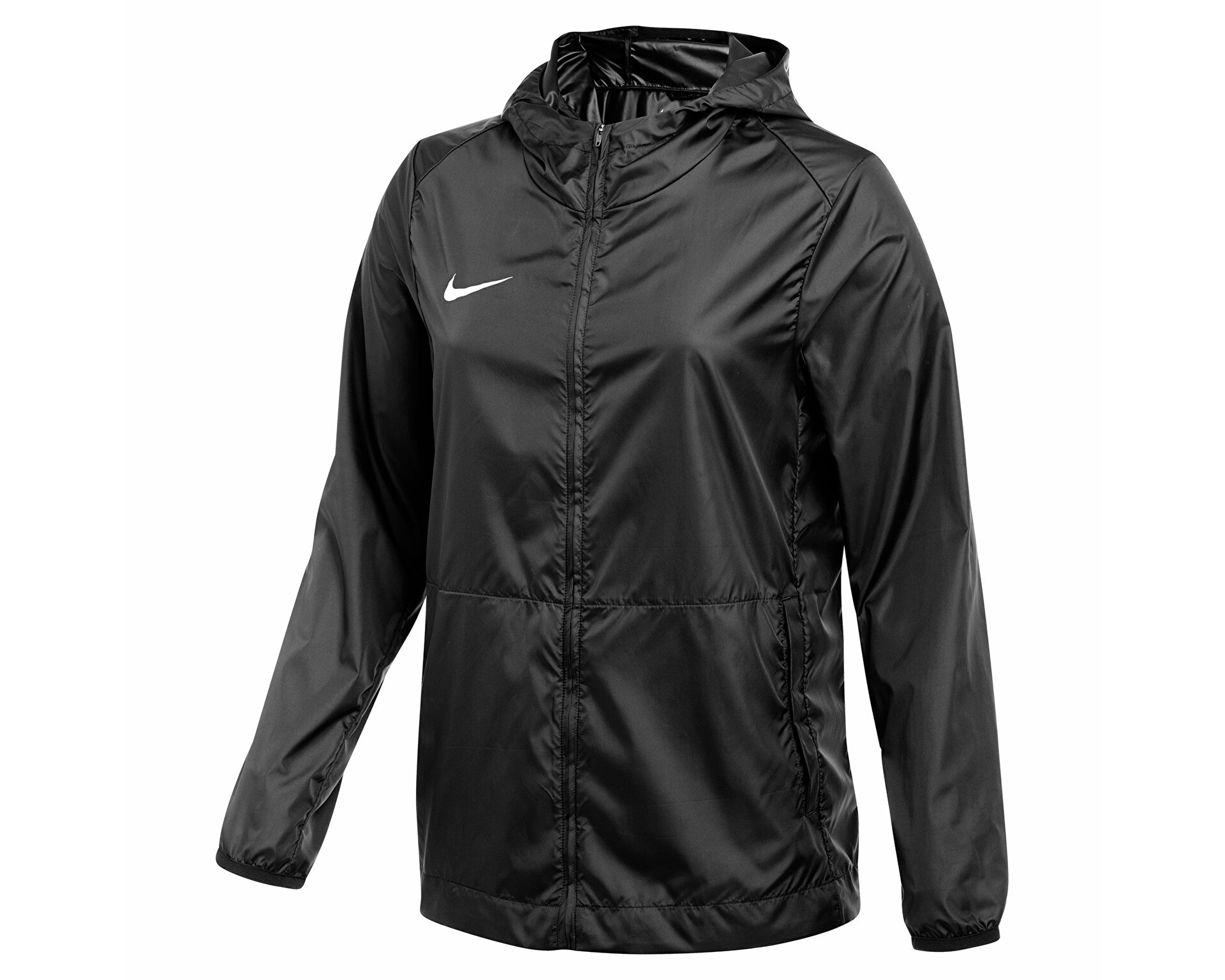 nike women's black rain jacket