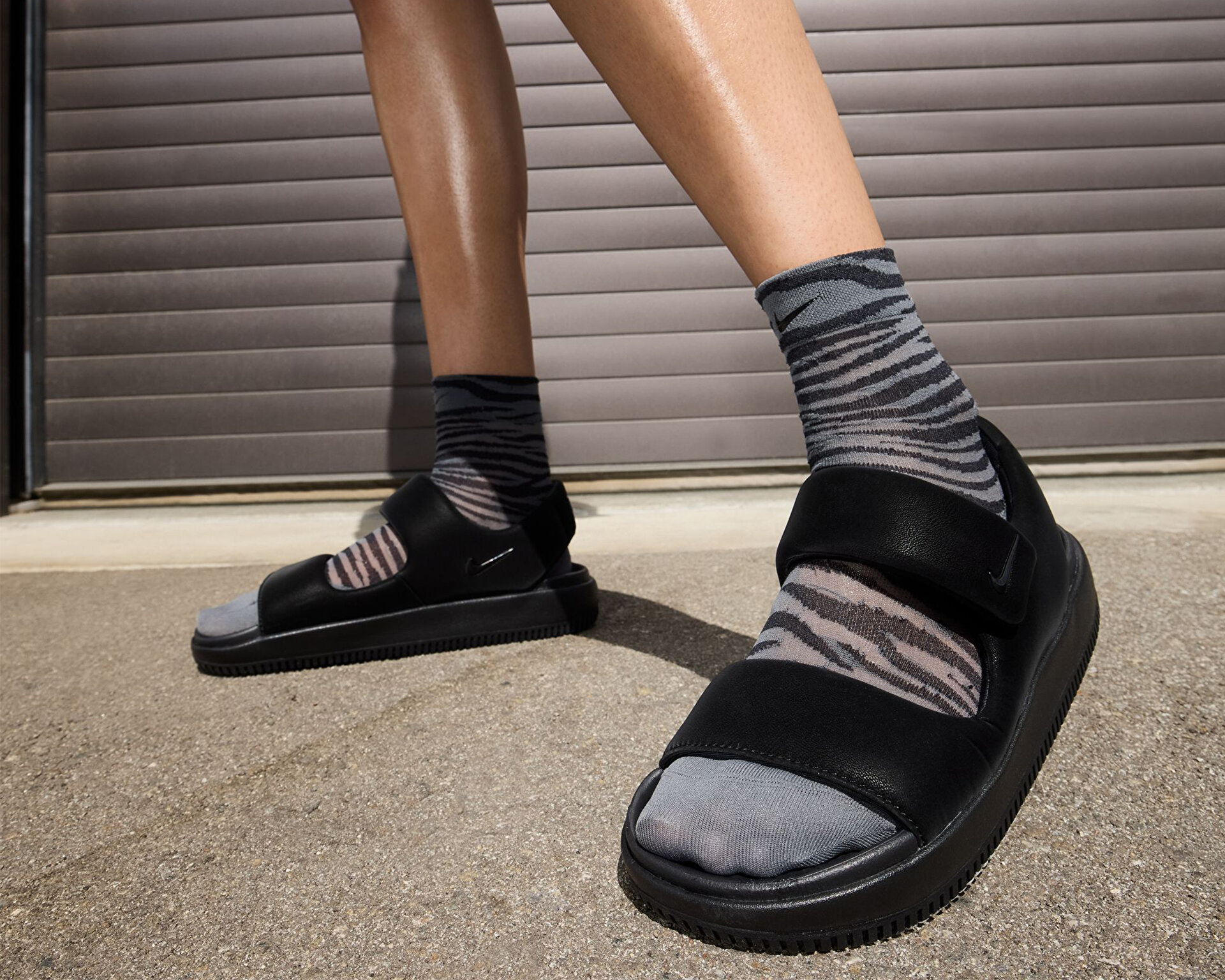 NIKE Kadın W CALM SANDAL Siyah FJ6043-001 | Korayspor
