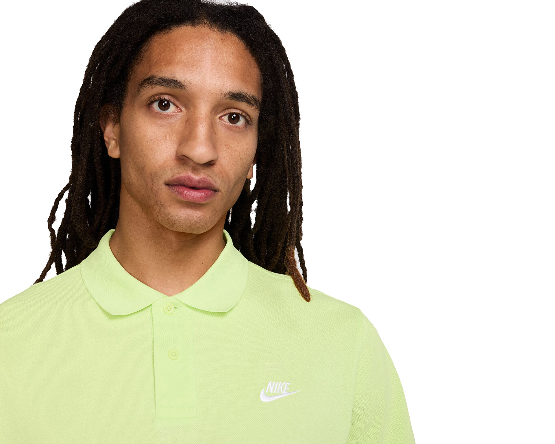 neon green nike polo