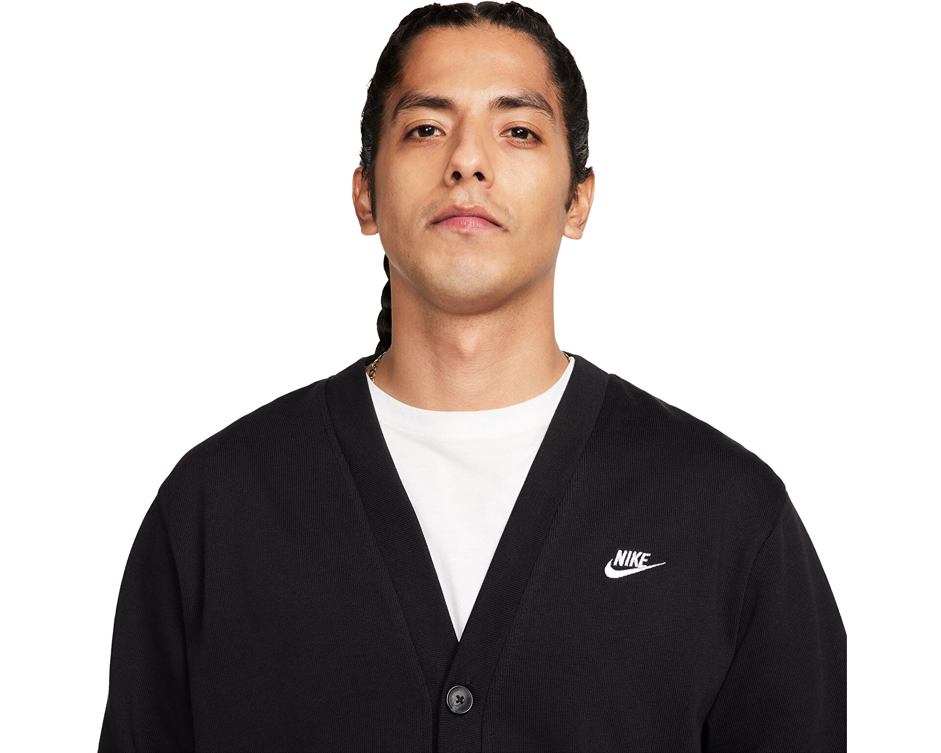 Nike Erkek M Nk Club Fairway Cardigan Siyah FN3898-010