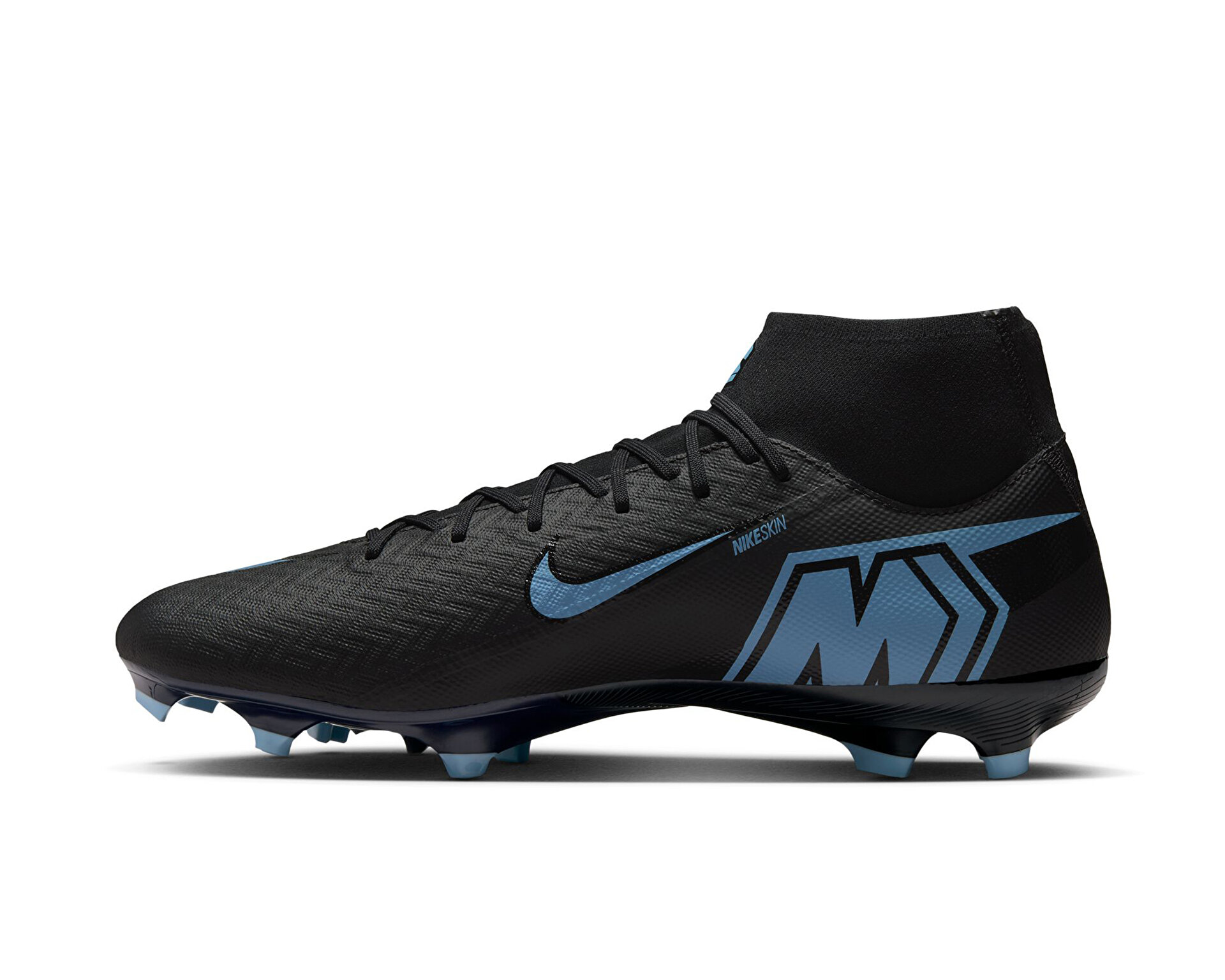 NIKE Erkek MERCURIAL SUPERFLY 10 ACAD FG/MG Siyah FQ1456-001