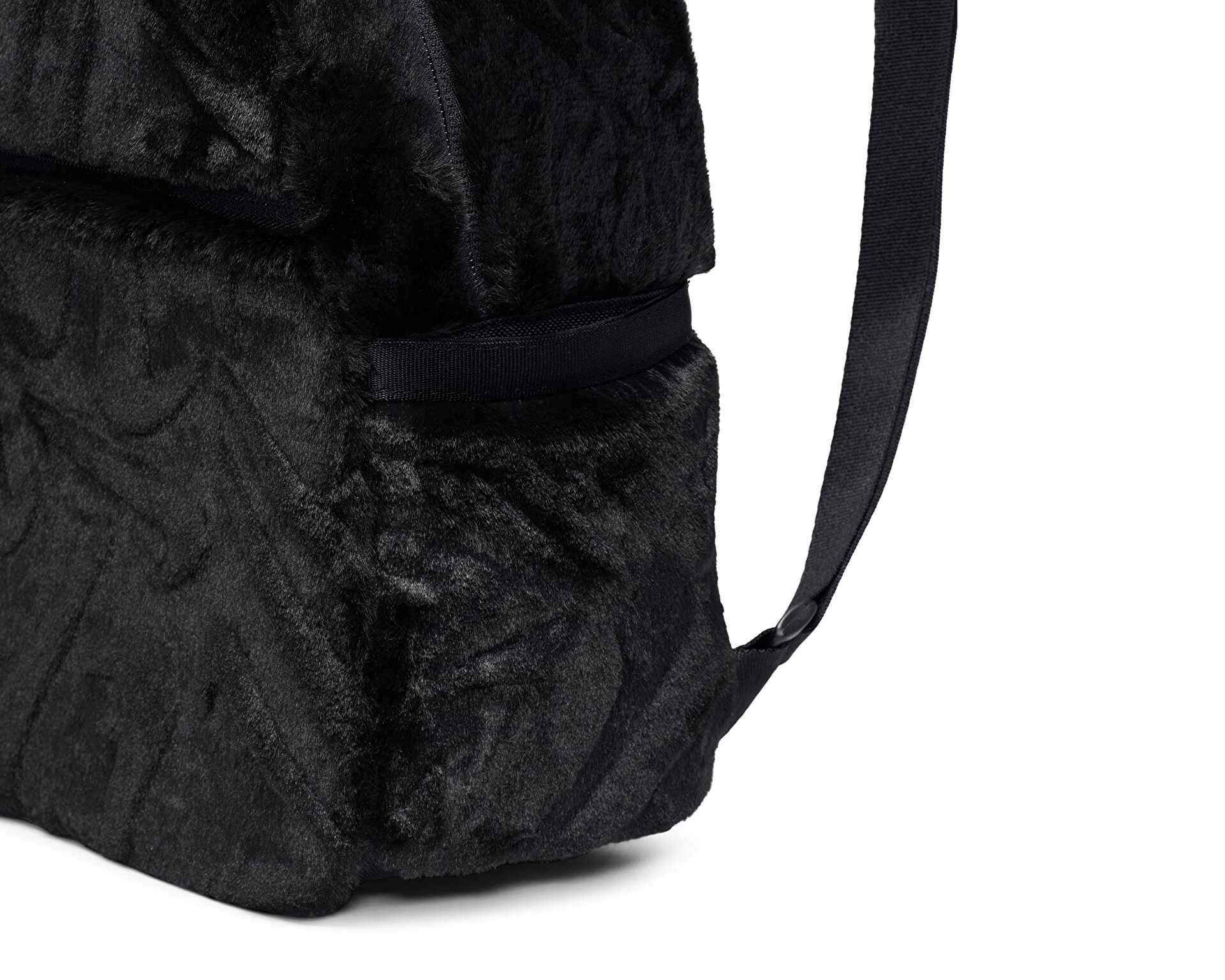 nike velvet backpack in black