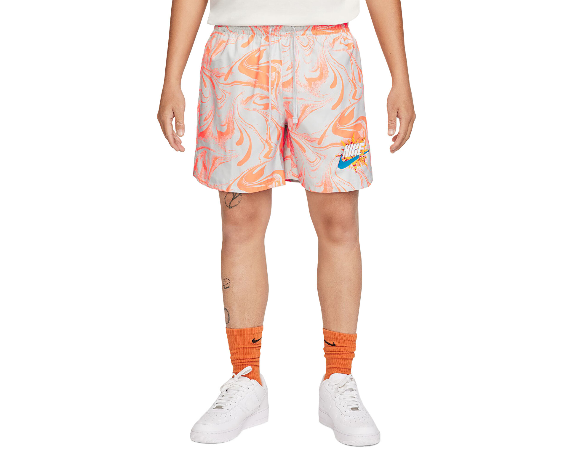 Nike Erkek M Nsw Wvn Flow Short Sp Break Turuncu FZ2234-043