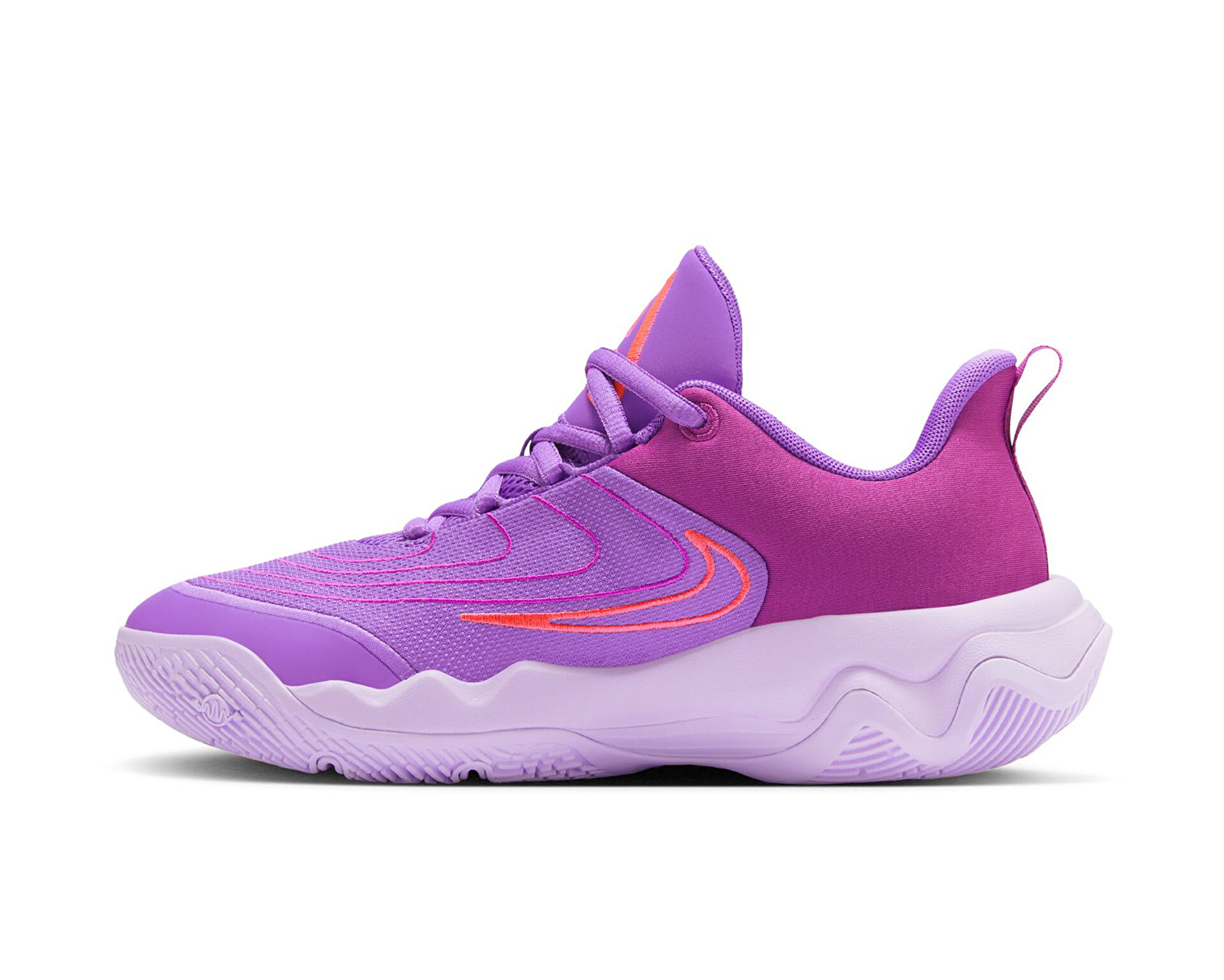 purple nike shoes basketball