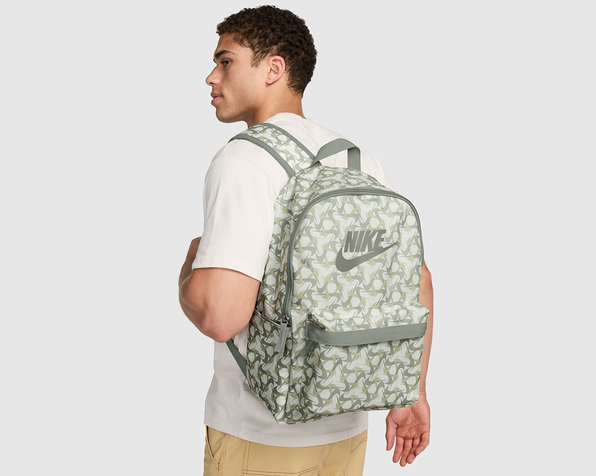 nike sportswear leopard heritage backpack