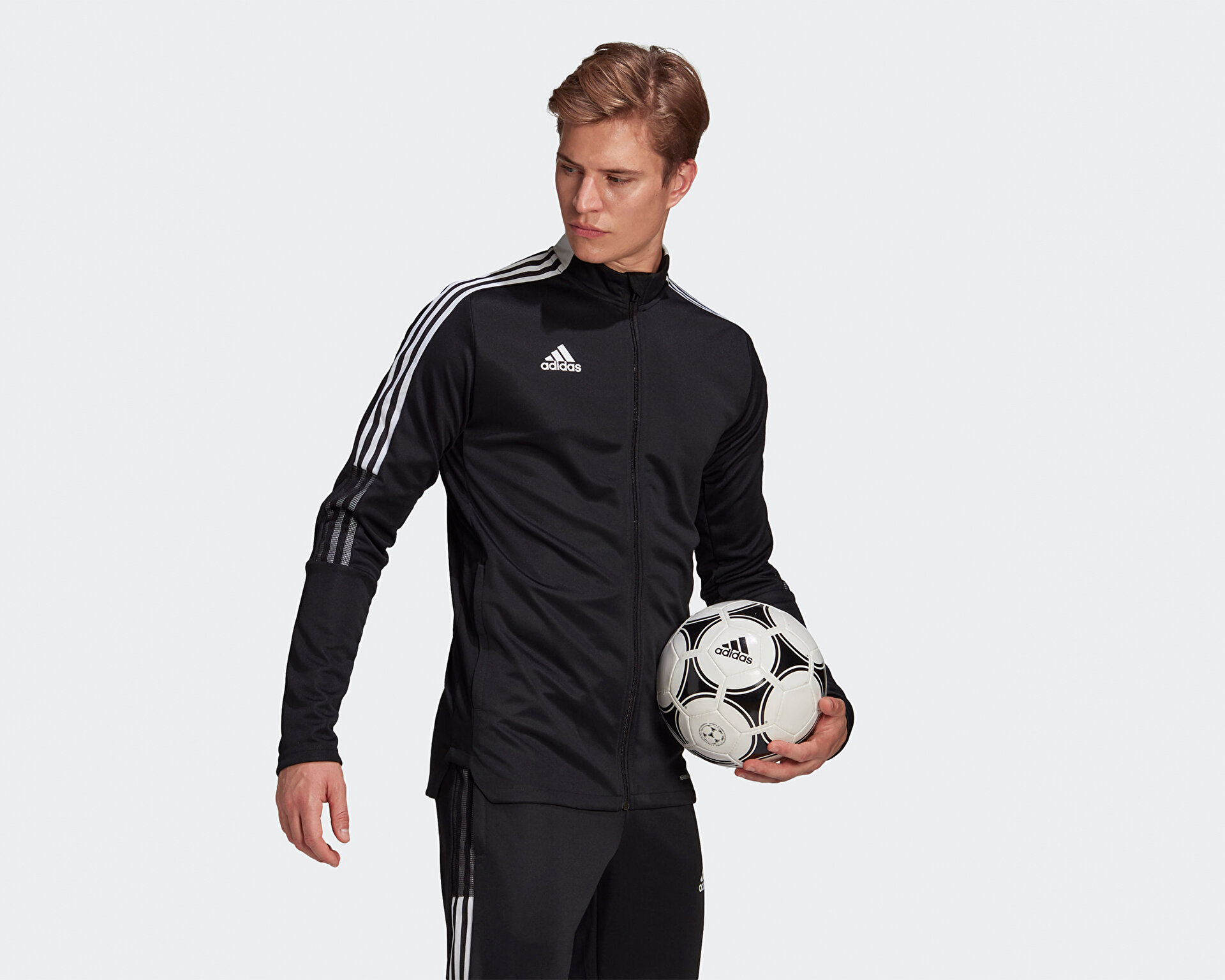 adidas Erkek Tiro21 Tk Jkt Siyah GM7319