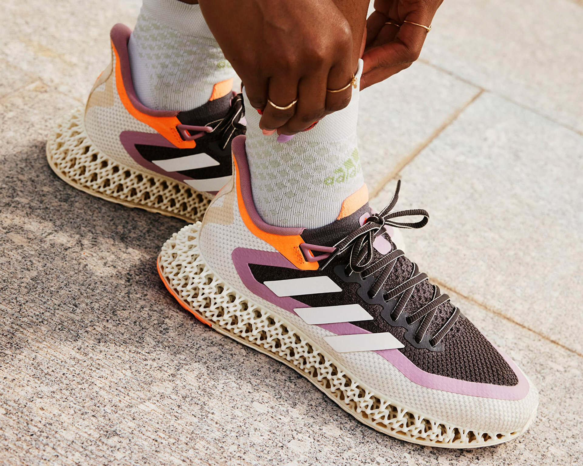 adidas Kadın 4D Fwd 2 W Krem GX9269