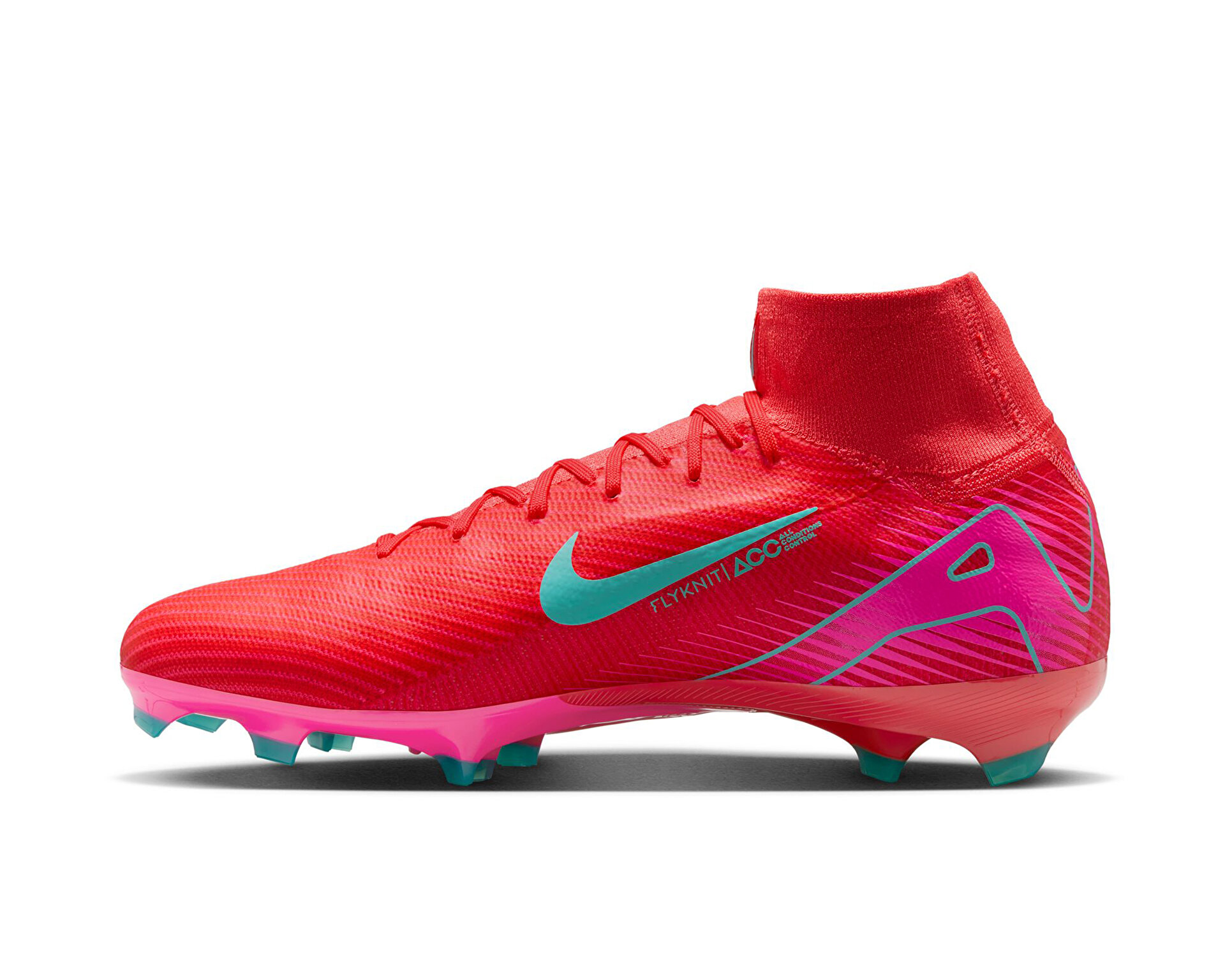 Nike Air Zoom Mercurial FG レッド/アクア28.0cm Nike Erkek Mercurial Zm Superfly 10 Pro Fg Kırmızı HF9433-800