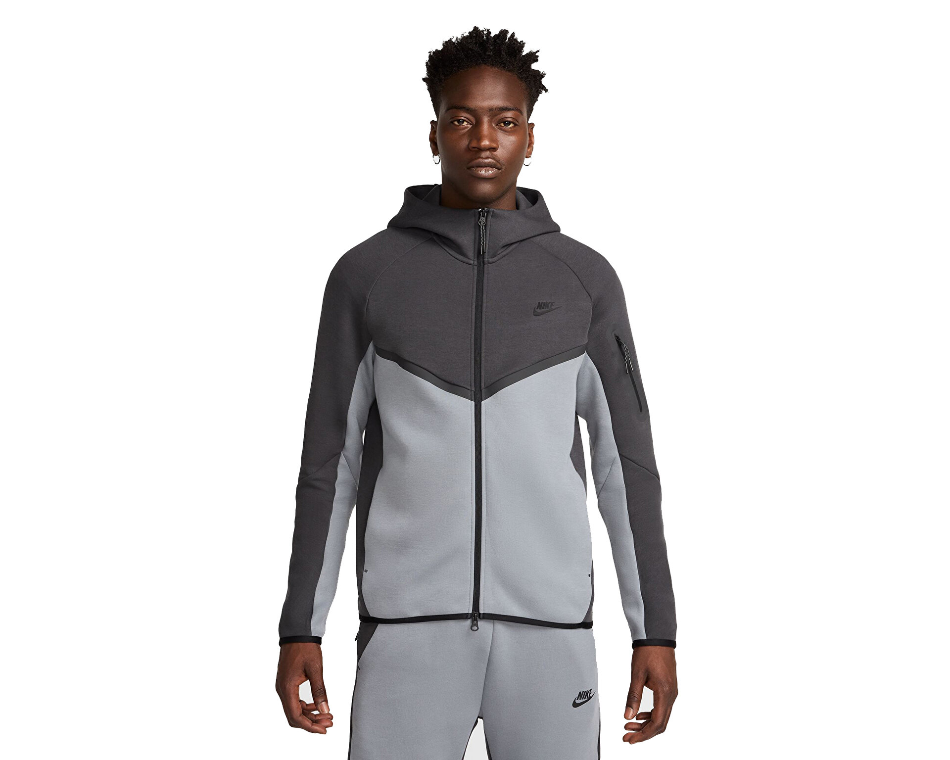 NIKE Erkek M NK TCH FLC FZ WR HOODIE Siyah HV0949-061 | Korayspor