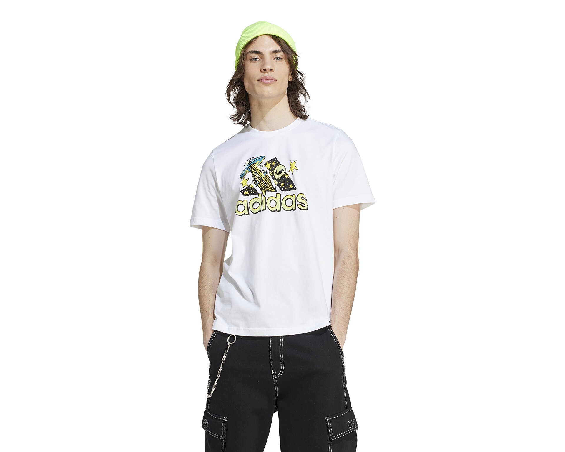 adidas Erkek M Doodle F T Beyaz HY1328