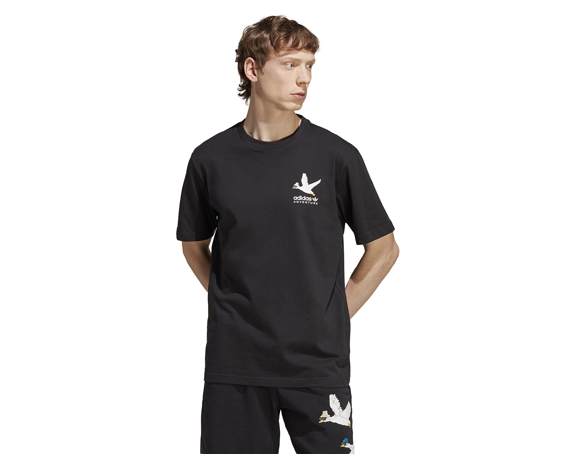 adidas Erkek Adv Duckies Tee Siyah HZ1148